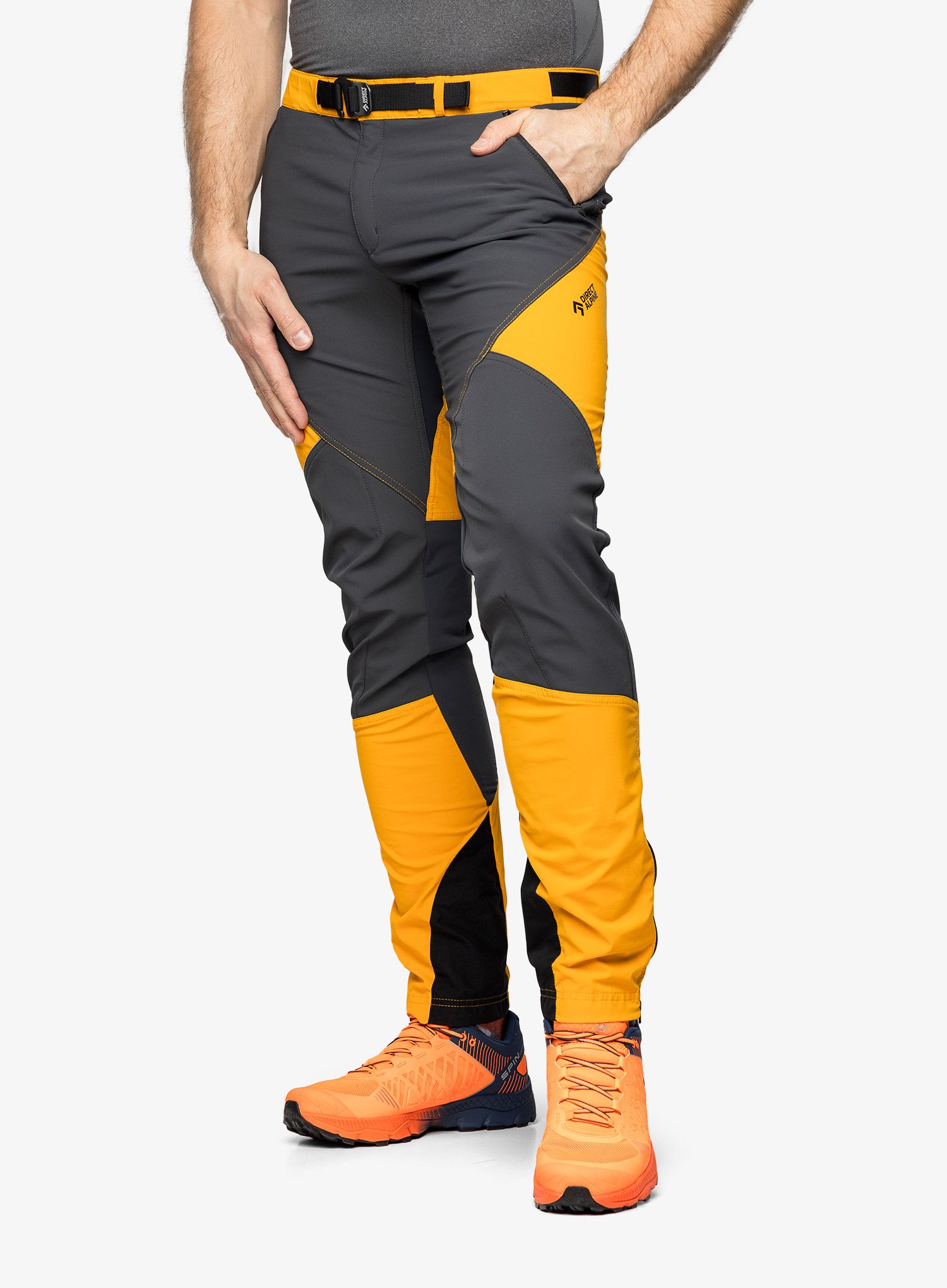 Trekking hlače Direct Alpine Cascade Light - anthracite/mango