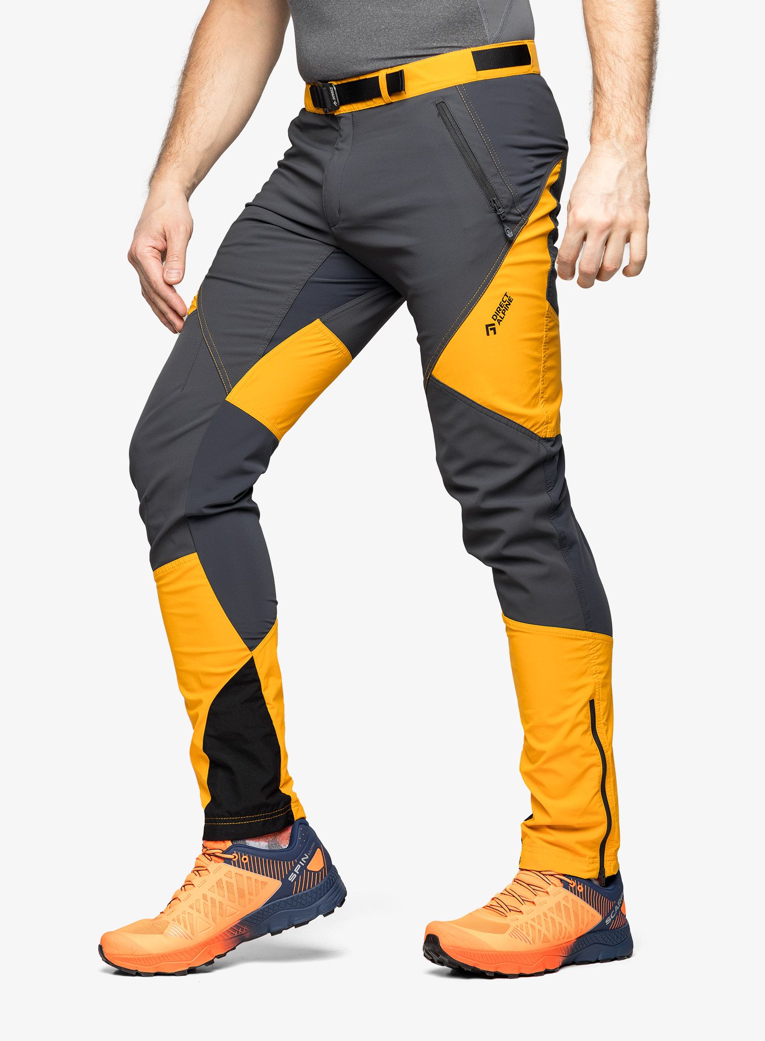 Trekking hlače Direct Alpine Cascade Light - anthracite/mango