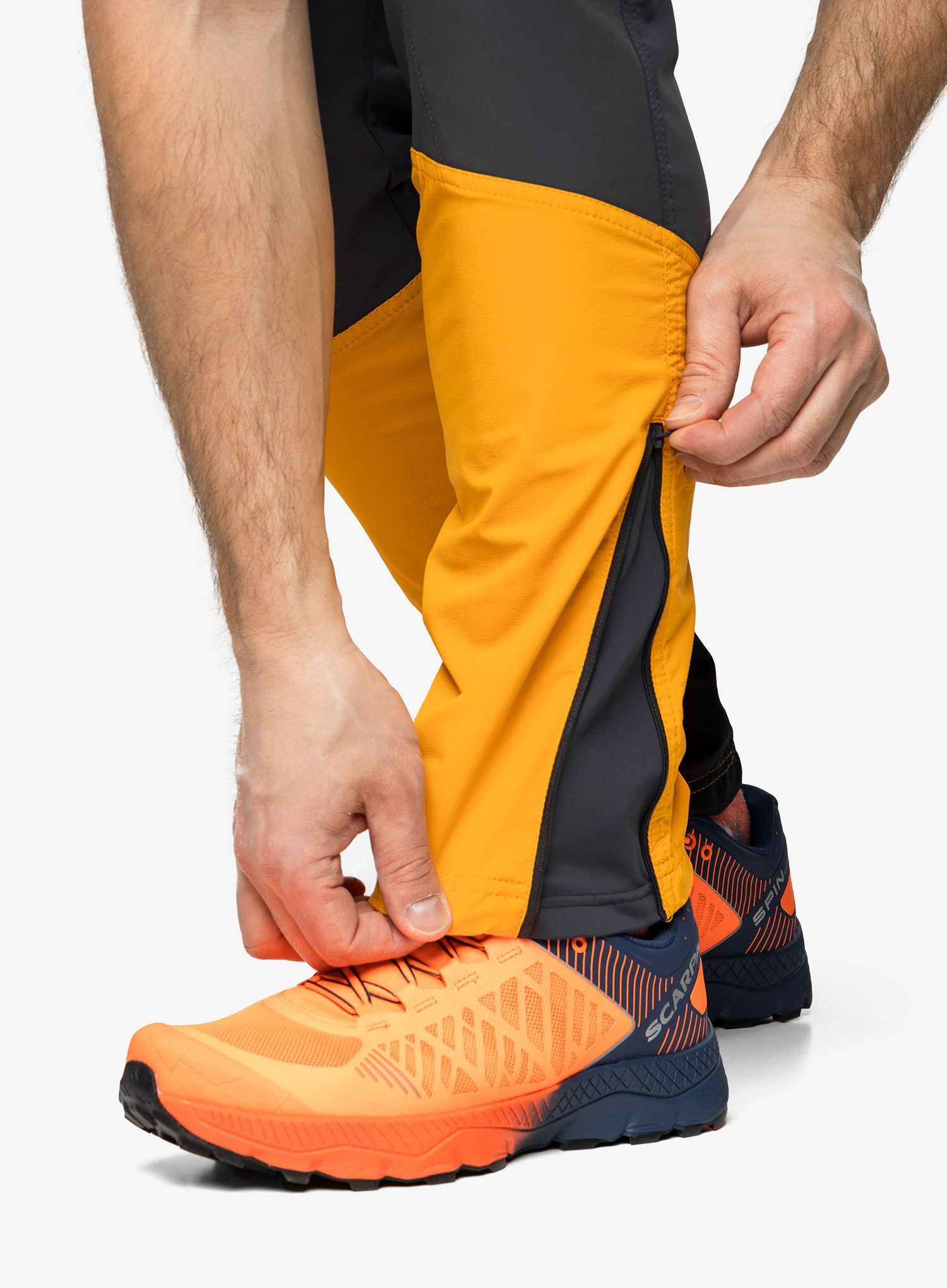 Trekking hlače Direct Alpine Cascade Light - anthracite/mango
