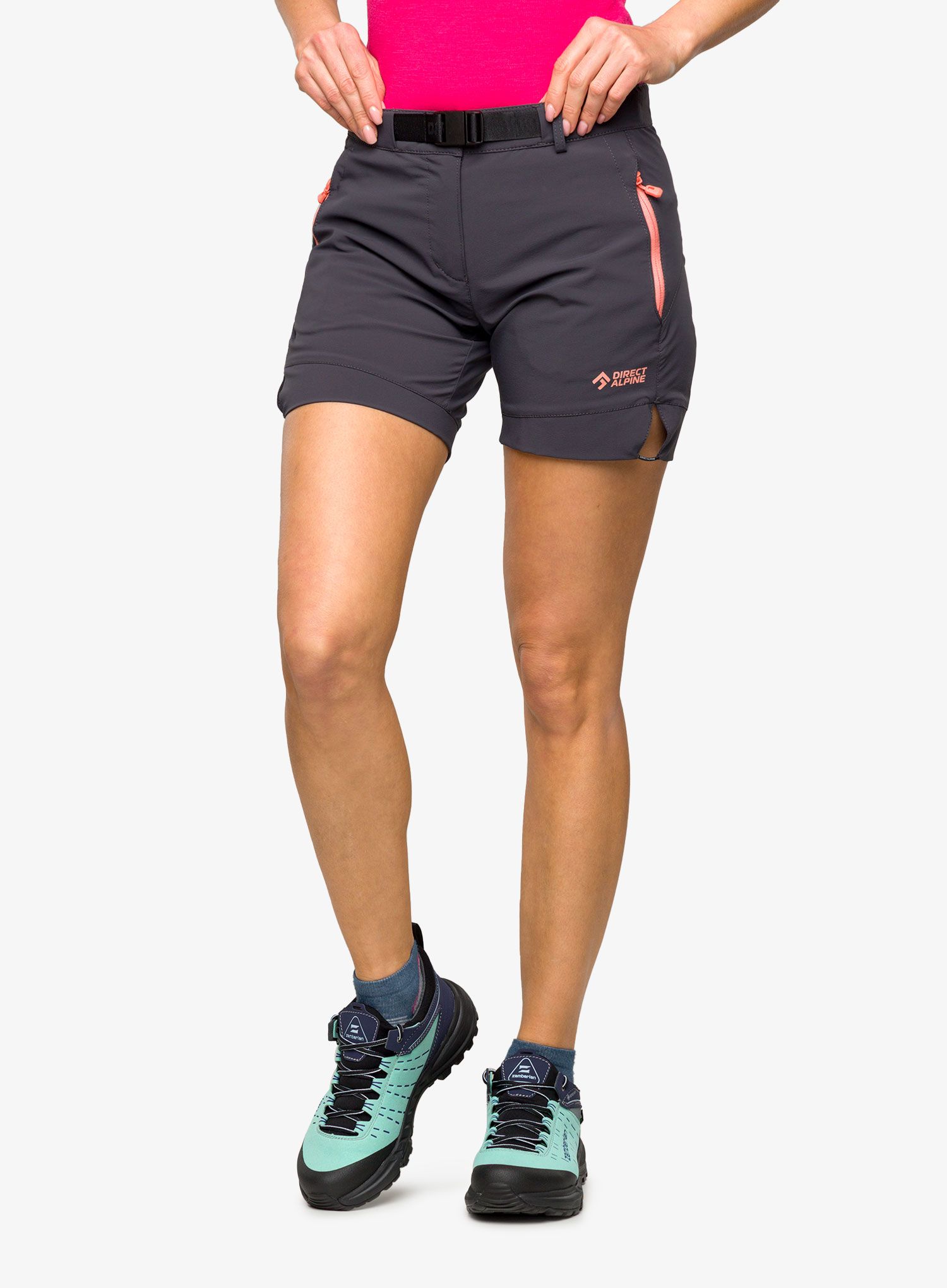 Ženske planinarske kratke hlače Direct Alpine Cruise Short Lady - anthracite/coral