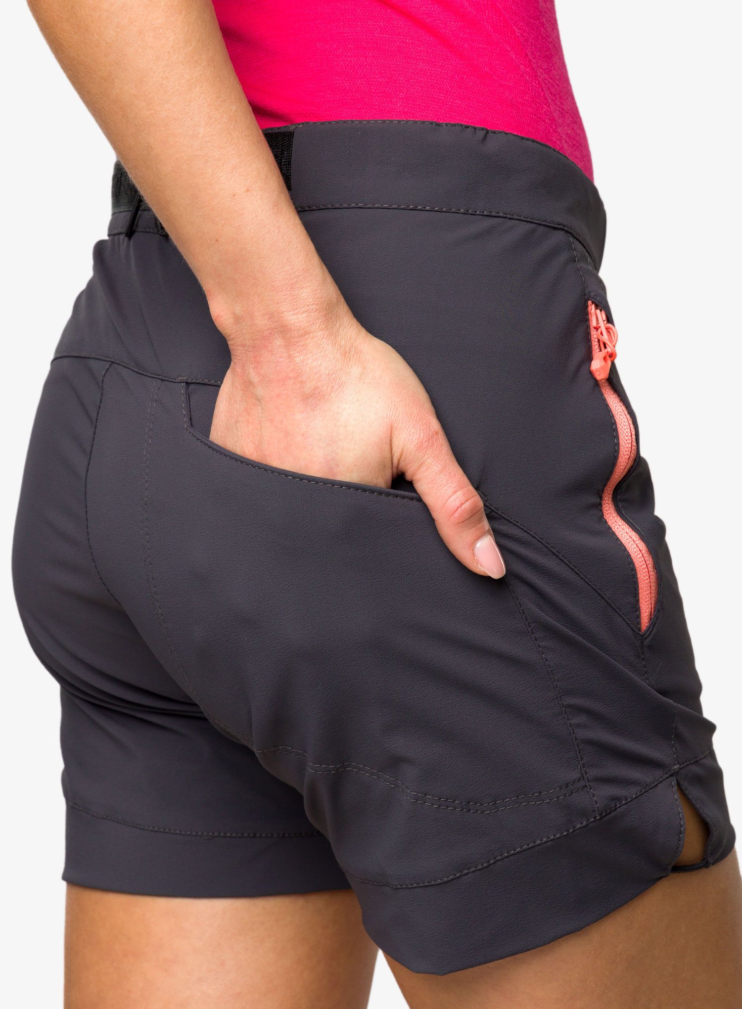 Ženske planinarske kratke hlače Direct Alpine Cruise Short Lady - anthracite/coral
