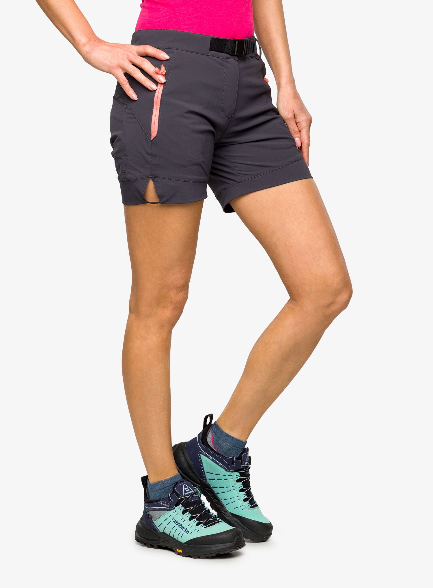 Ženske planinarske kratke hlače Direct Alpine Cruise Short Lady - anthracite/coral