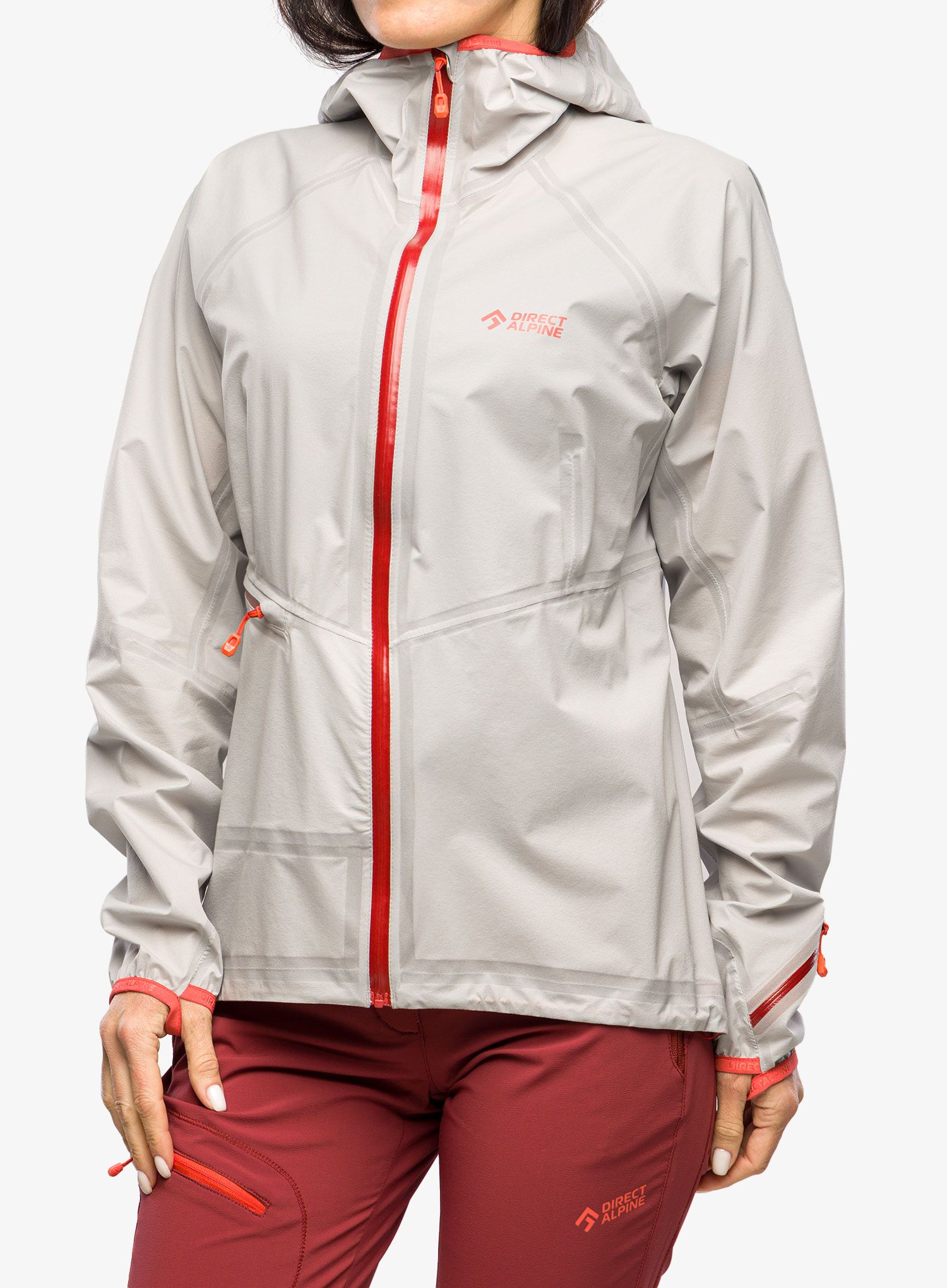 Ženska jakna s membranom Direct Alpine Cyclone Lady - grey/palisander