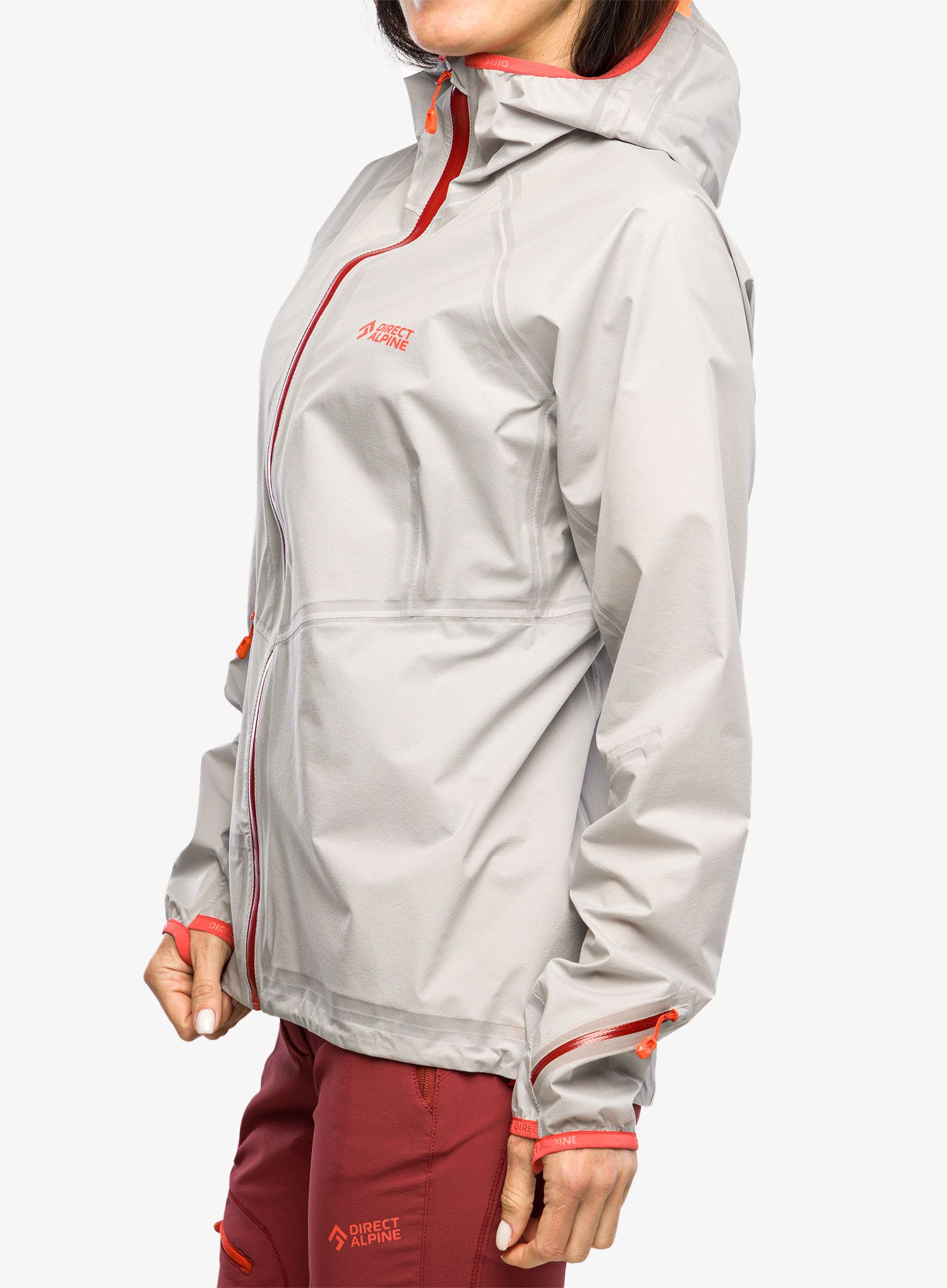 Ženska jakna s membranom Direct Alpine Cyclone Lady - grey/palisander