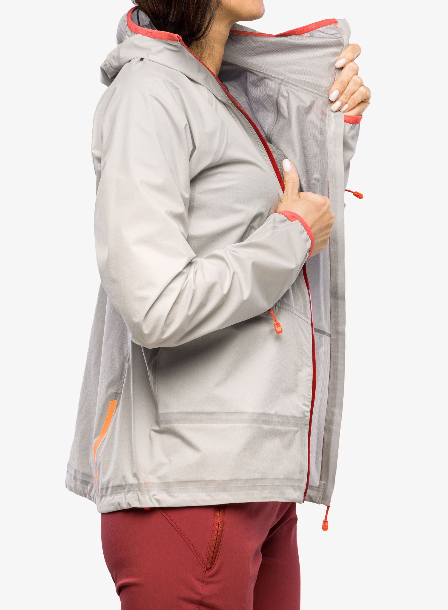 Ženska jakna s membranom Direct Alpine Cyclone Lady - grey/palisander