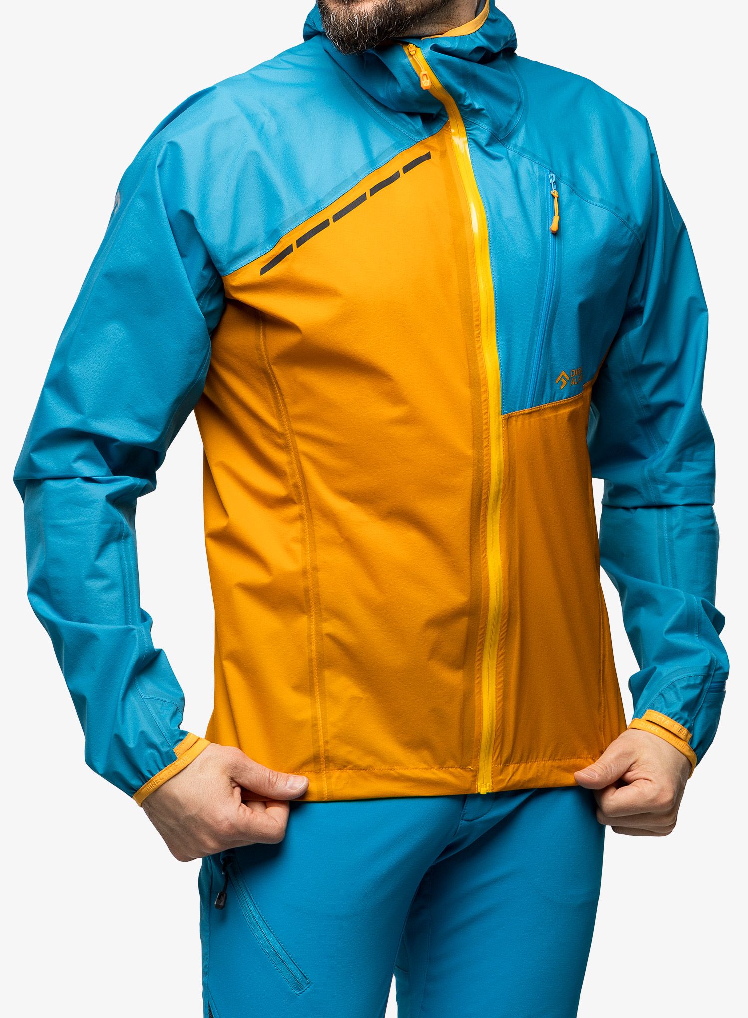 Kišna jakna Direct Alpine Cyclone - mango/ocean