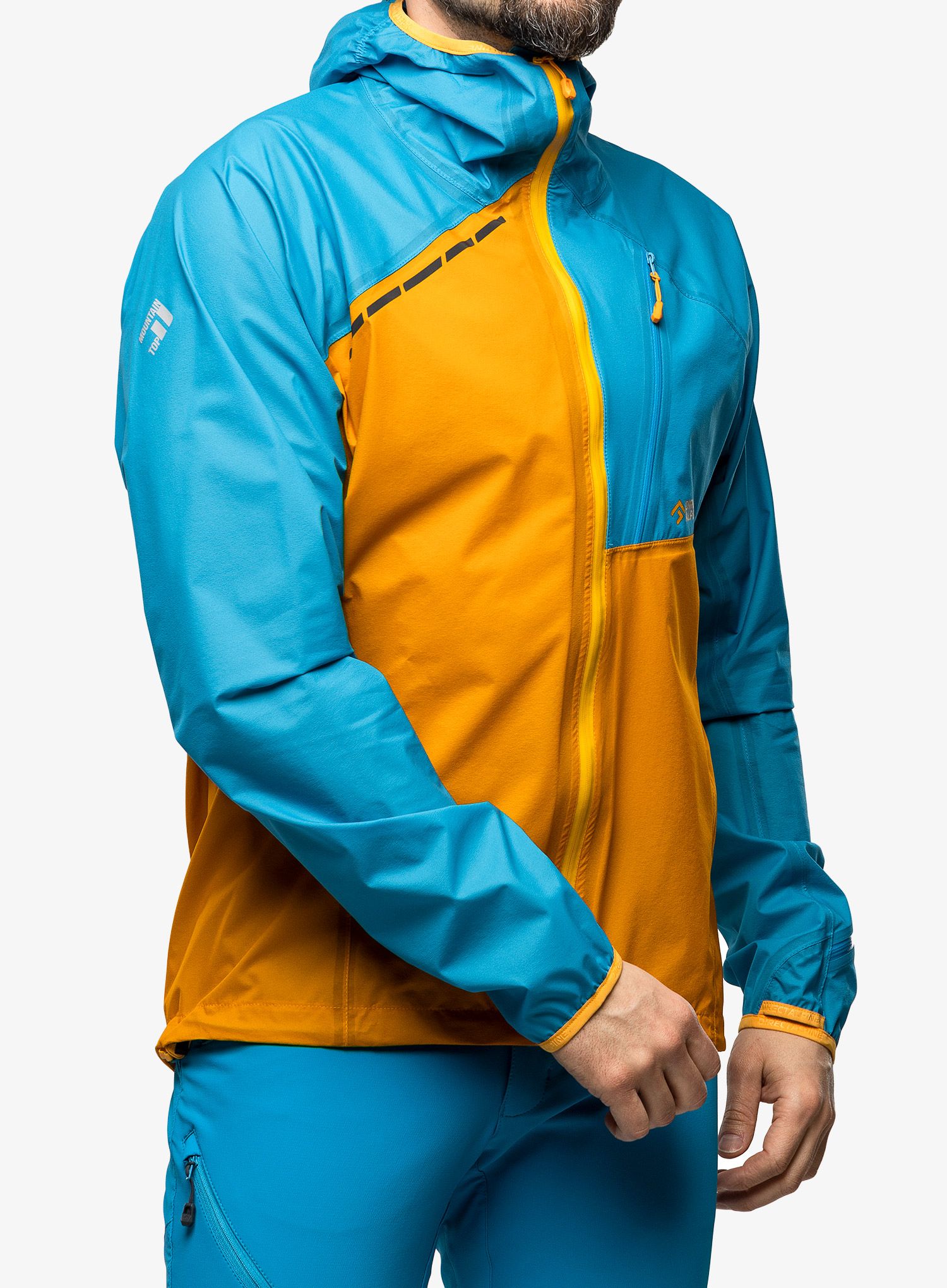 Kišna jakna Direct Alpine Cyclone - mango/ocean