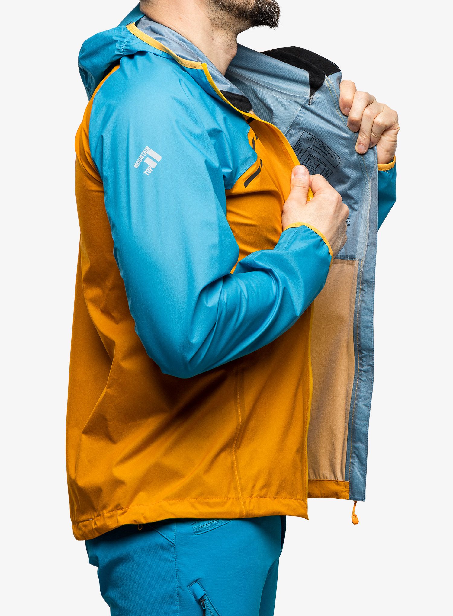 Kišna jakna Direct Alpine Cyclone - mango/ocean