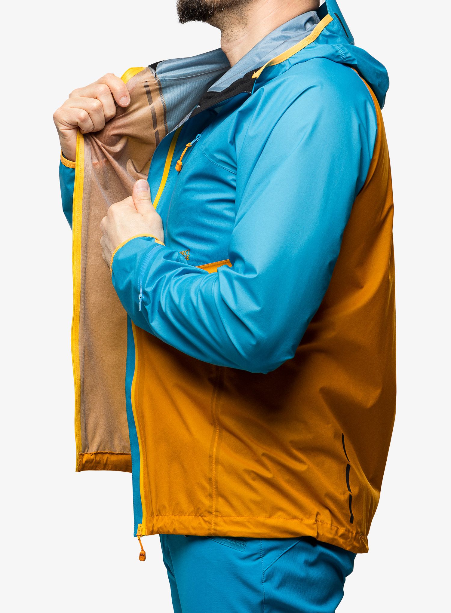 Kišna jakna Direct Alpine Cyclone - mango/ocean