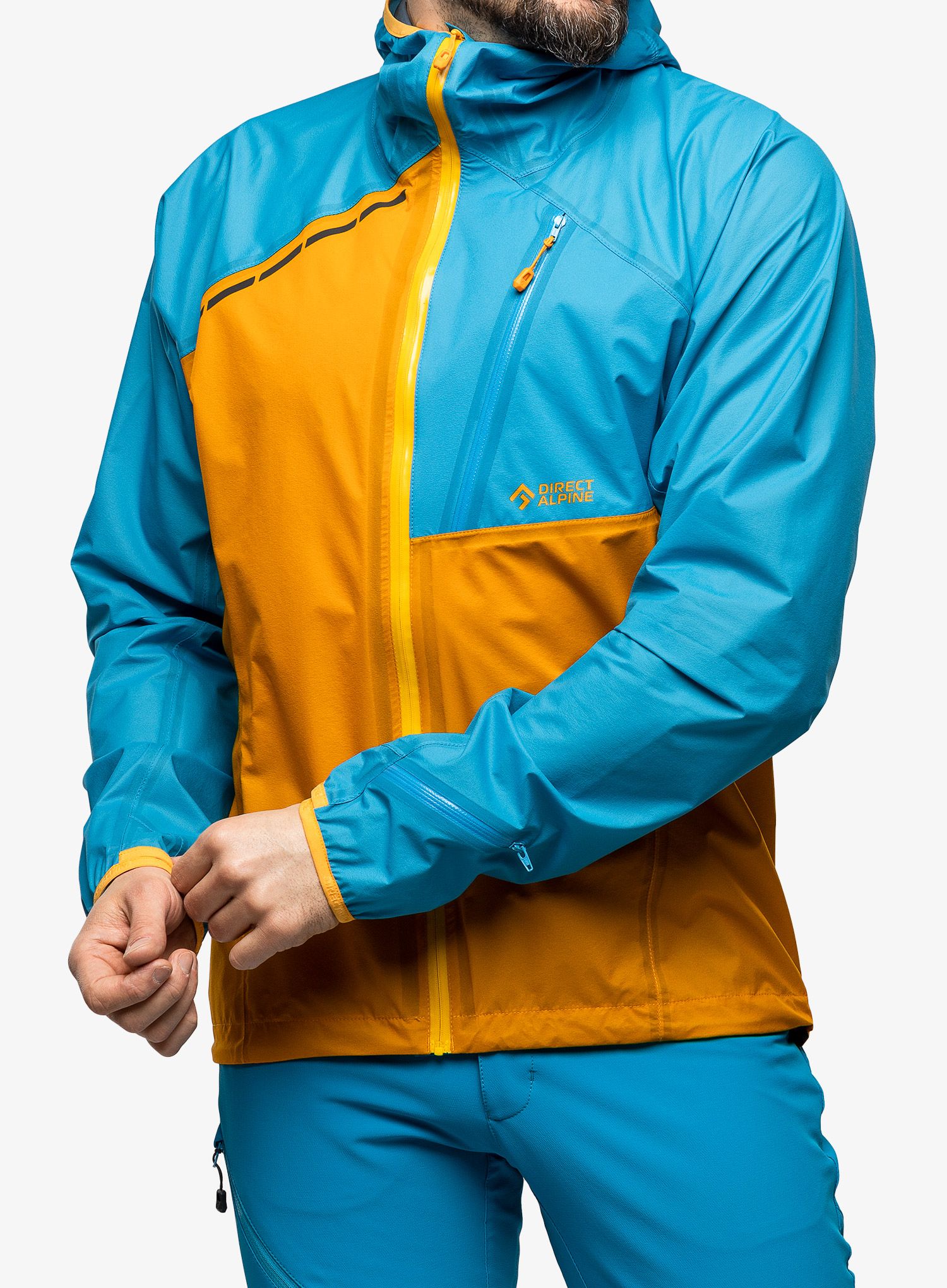 Kišna jakna Direct Alpine Cyclone - mango/ocean