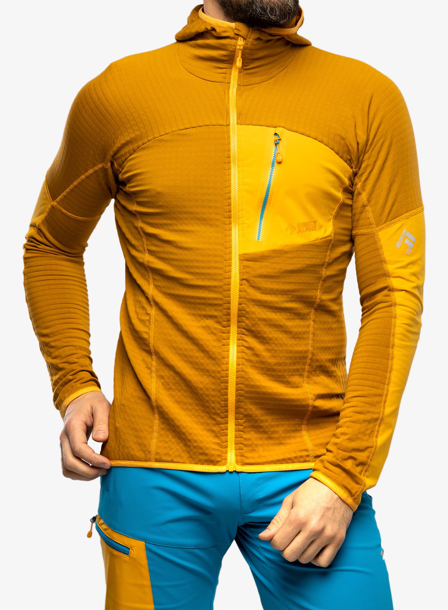 Majica s kapuljačom Direct Alpine Dragon - caramel/mango