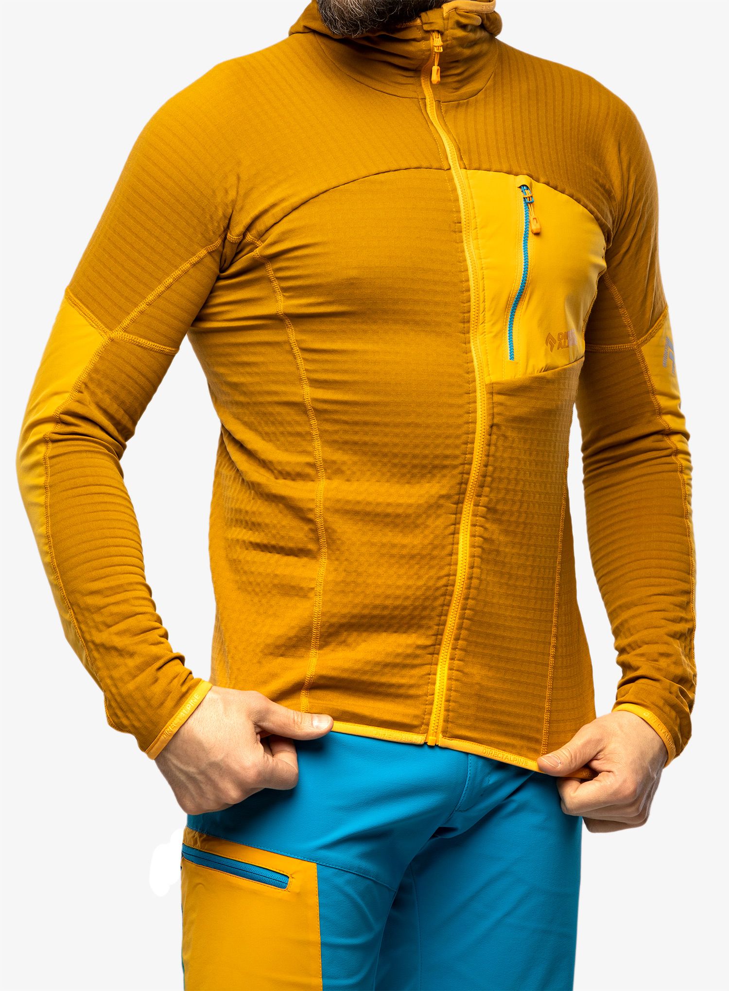 Majica s kapuljačom Direct Alpine Dragon - caramel/mango