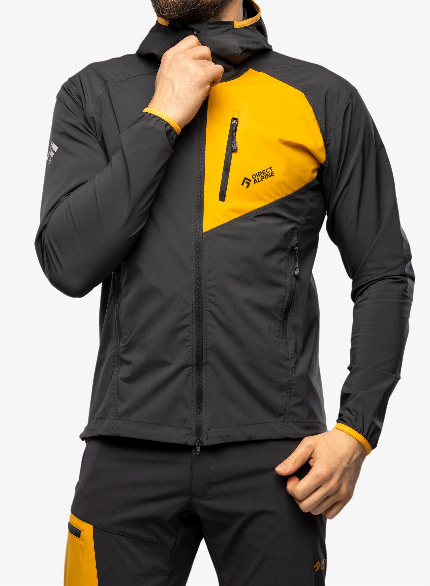 Vjetrovka Direct Alpine Dru Light - anthracite/mango