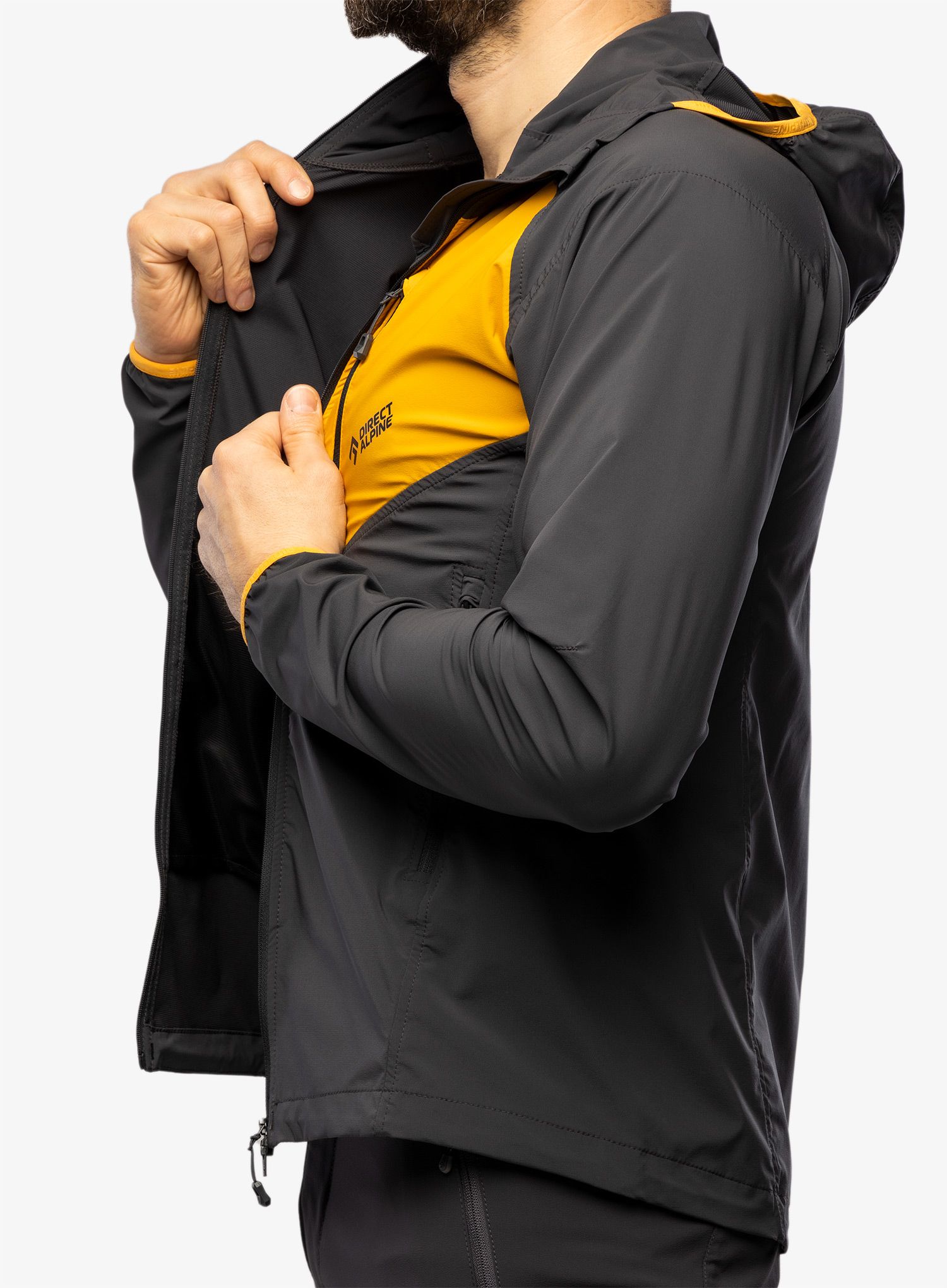 Vjetrovka Direct Alpine Dru Light - anthracite/mango