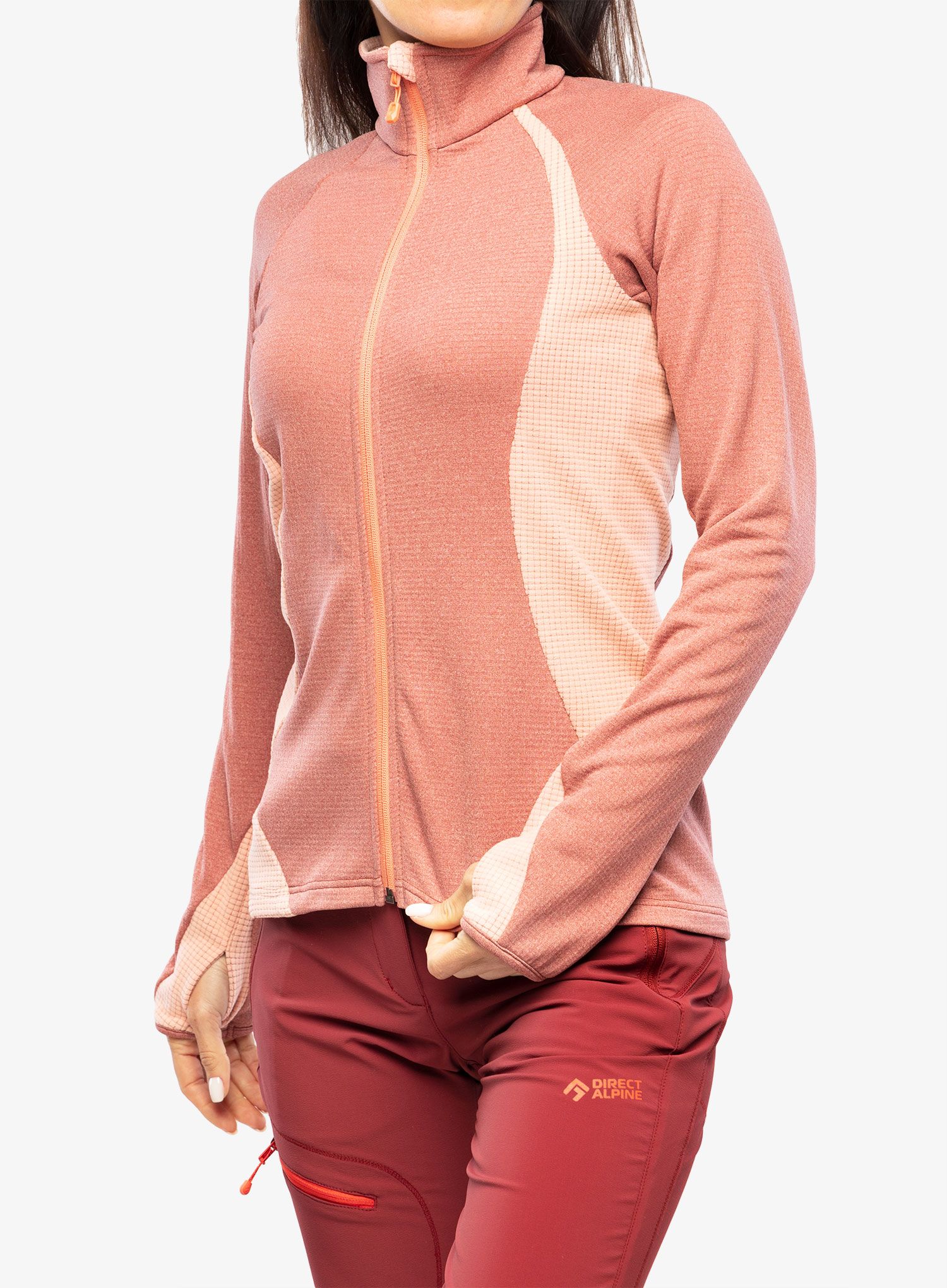 Ženska dukserica bez kapuljače Direct Alpine Etna Lady - coral