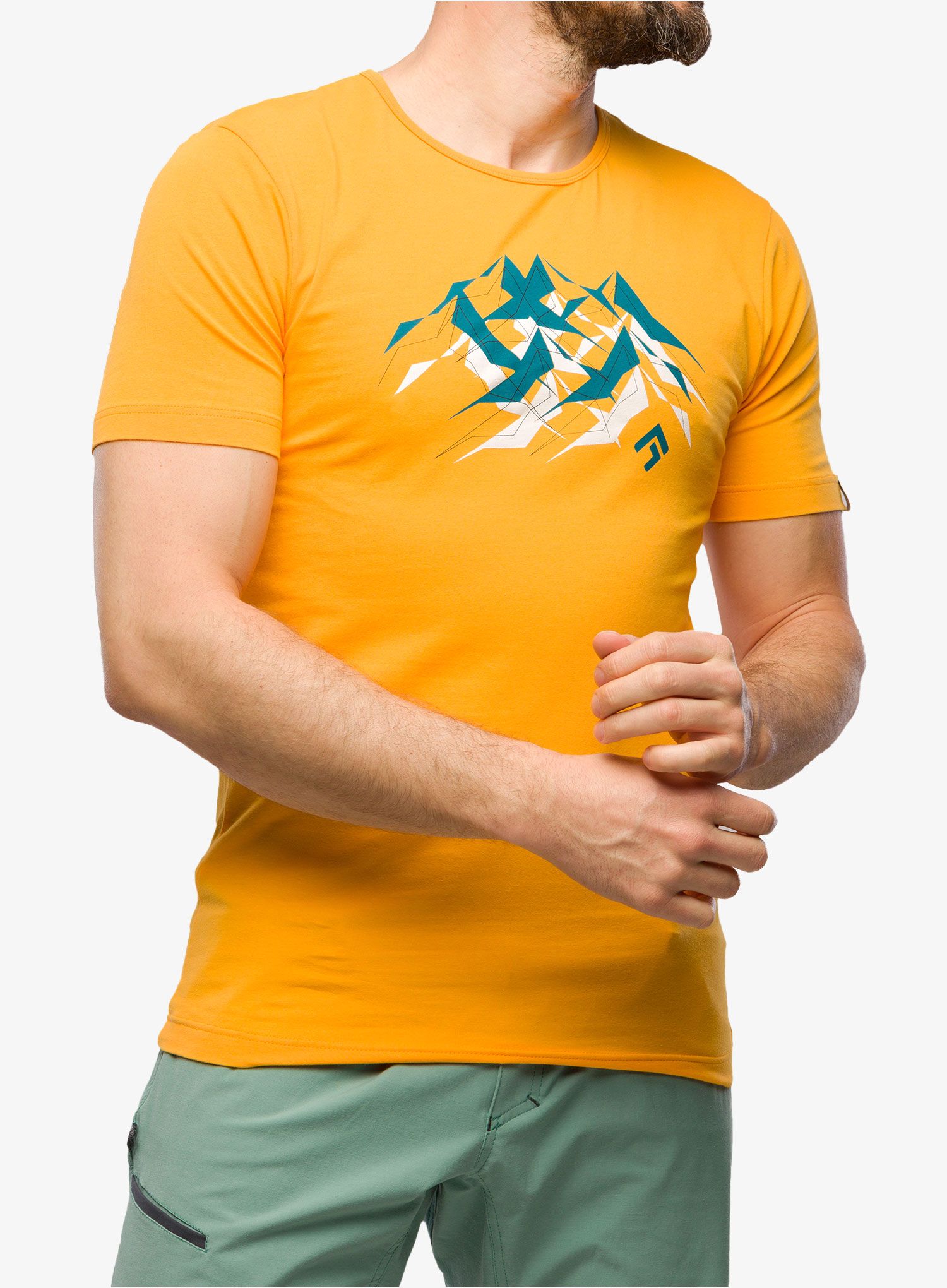 Pamučna majica Direct Alpine Flash - mango/mountains