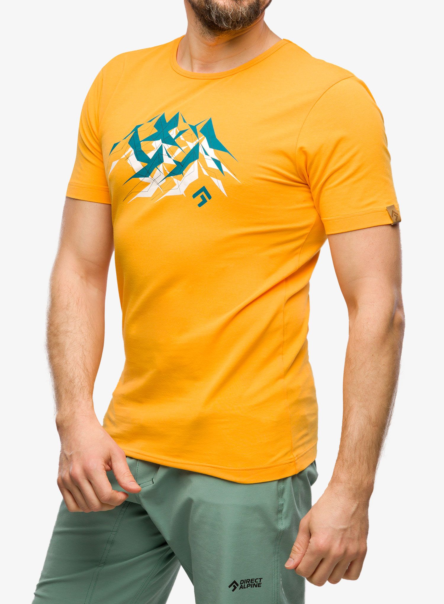 Pamučna majica Direct Alpine Flash - mango/mountains