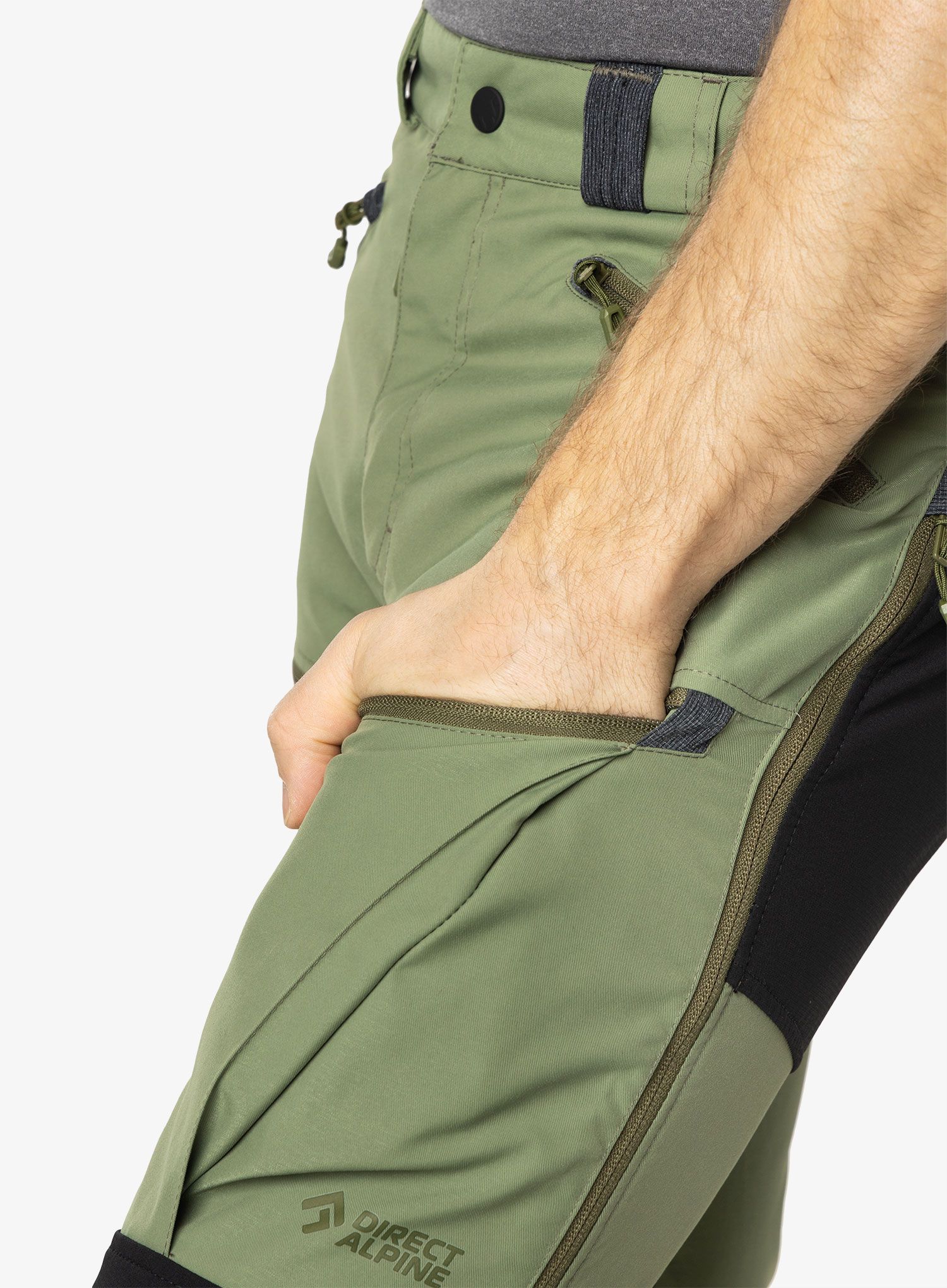 Trekking hlače Direct Alpine Fraser - khaki/black