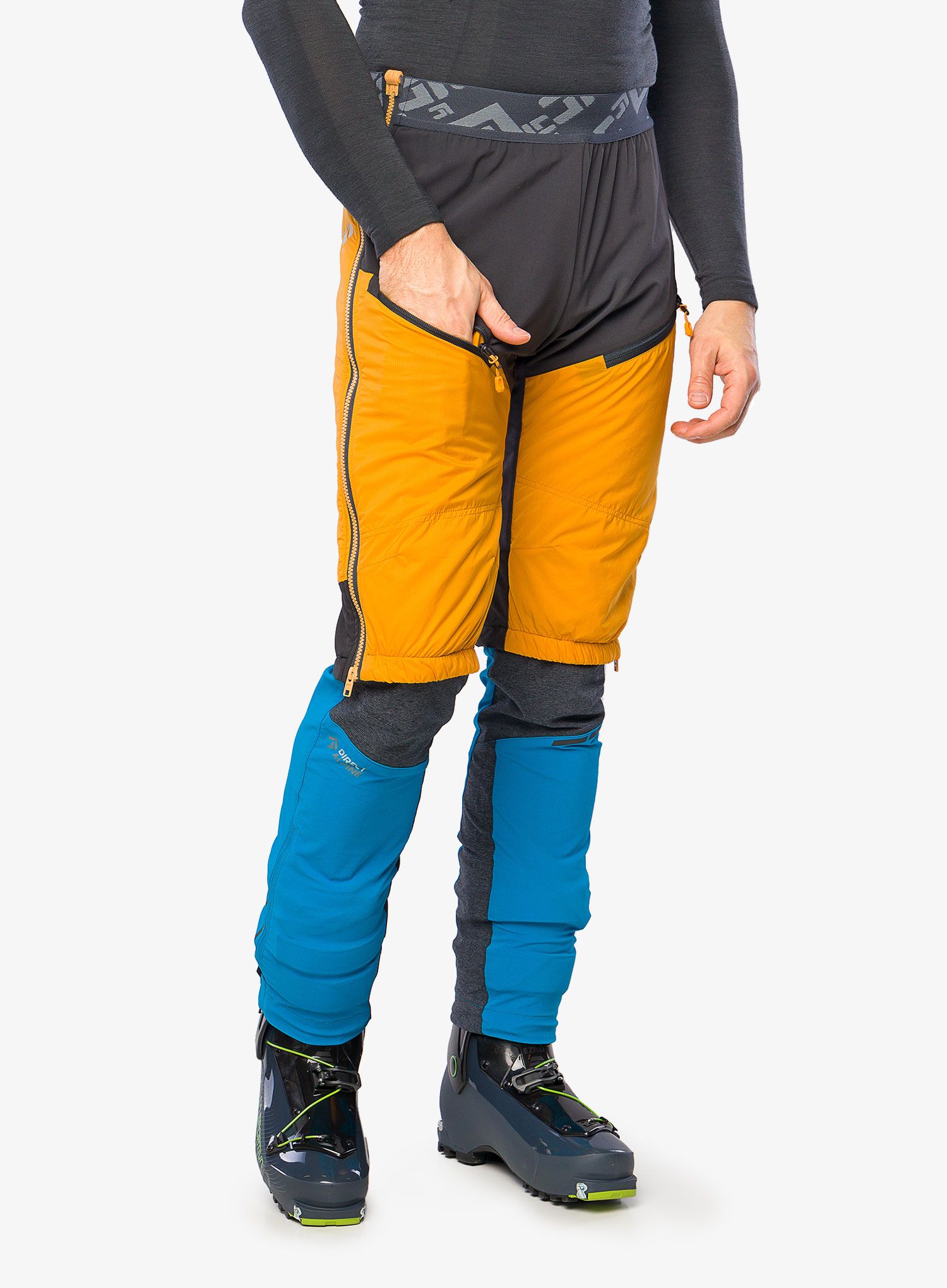 Kratke hlače s postavom Direct Alpine Logan Alpha - mango/anthracite