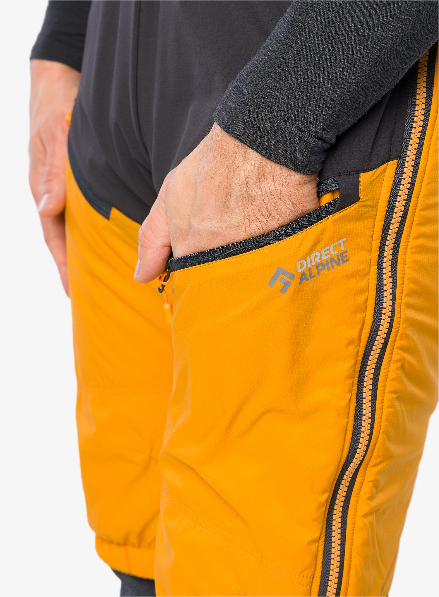 Kratke hlače s postavom Direct Alpine Logan Alpha - mango/anthracite