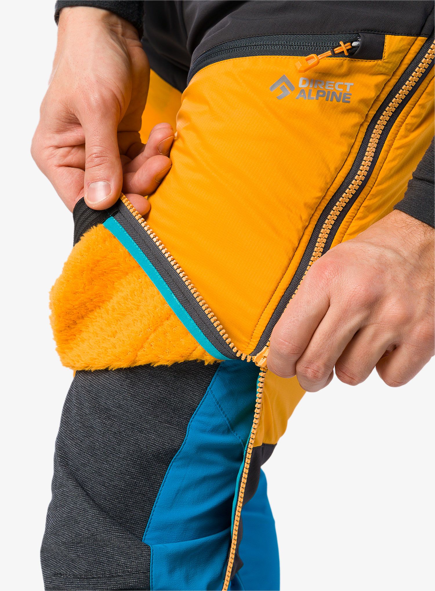 Kratke hlače s postavom Direct Alpine Logan Alpha - mango/anthracite
