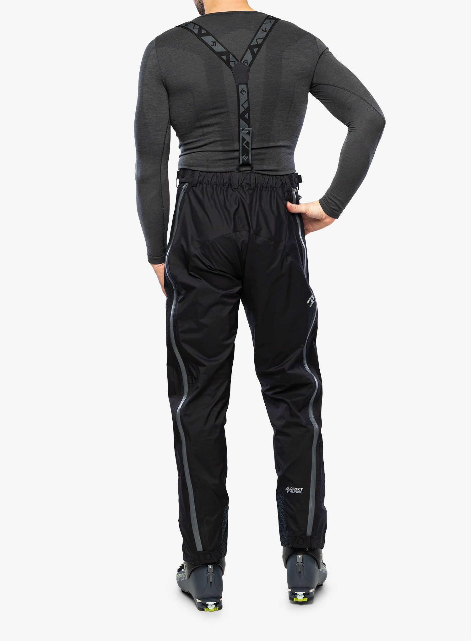 Kišne hlače Direct Alpine Midi - black