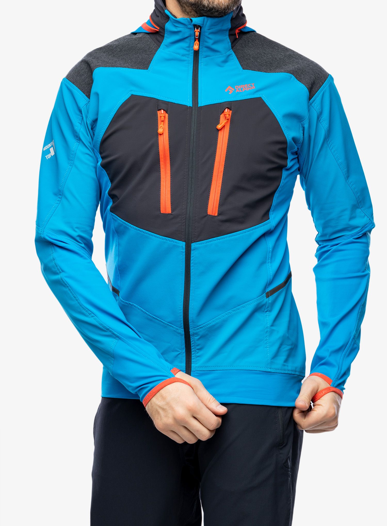 Softshell jakna Direct Alpine Mistral - ocean/anthracite