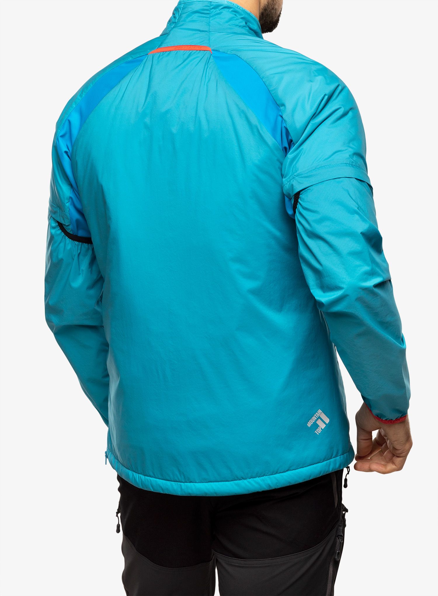 Jakna s postavom Direct Alpine Peak - ocean/brick