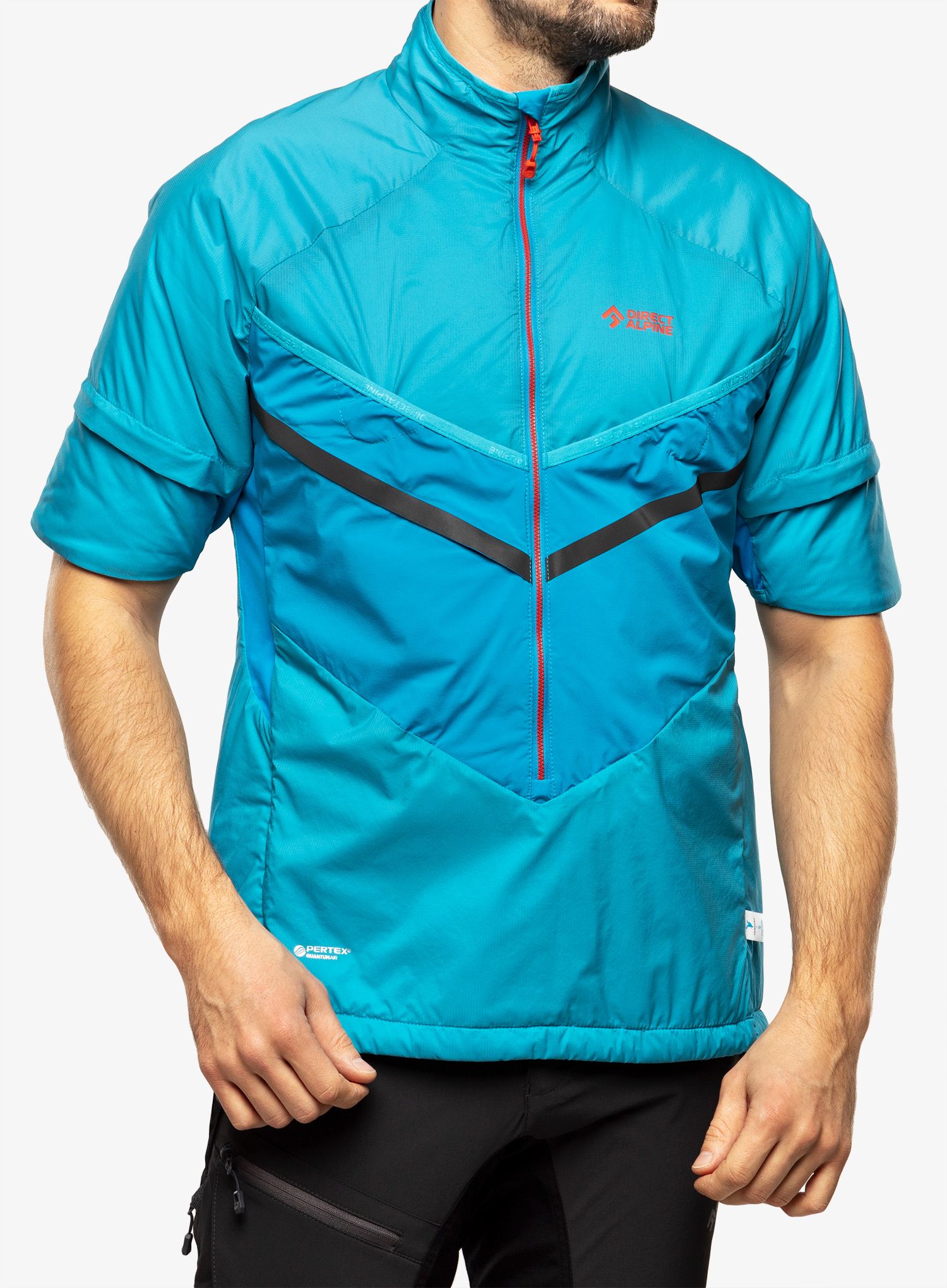 Jakna s postavom Direct Alpine Peak - ocean/brick