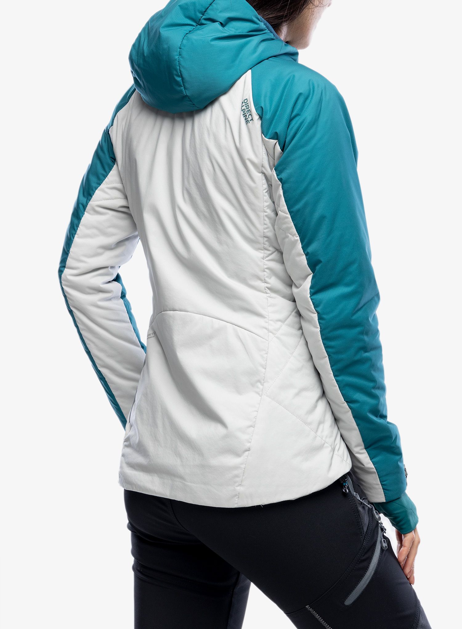 Pernata jakna Direct Alpine Uniq Lady - emerald/grey