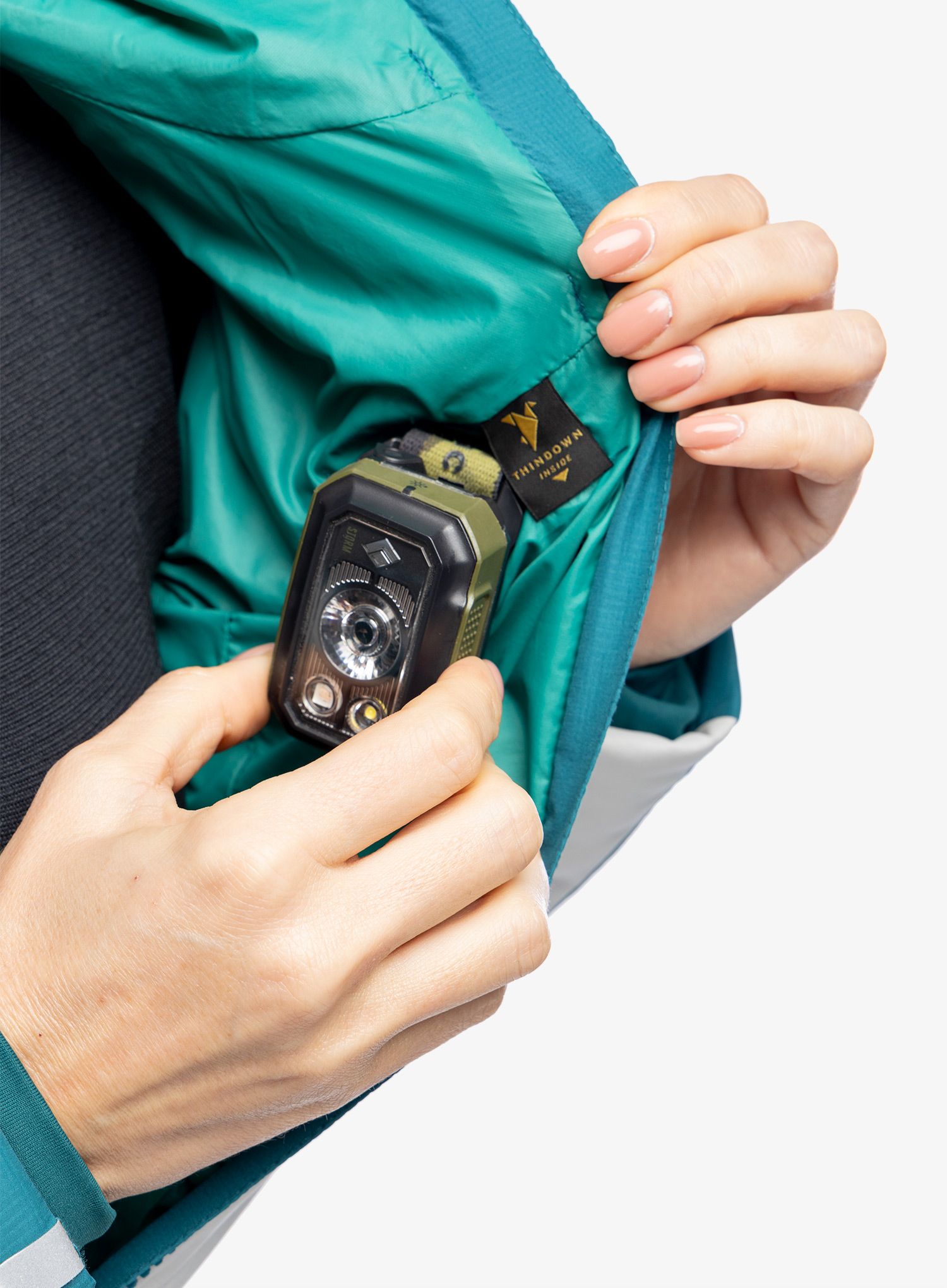 Pernata jakna Direct Alpine Uniq Lady - emerald/grey