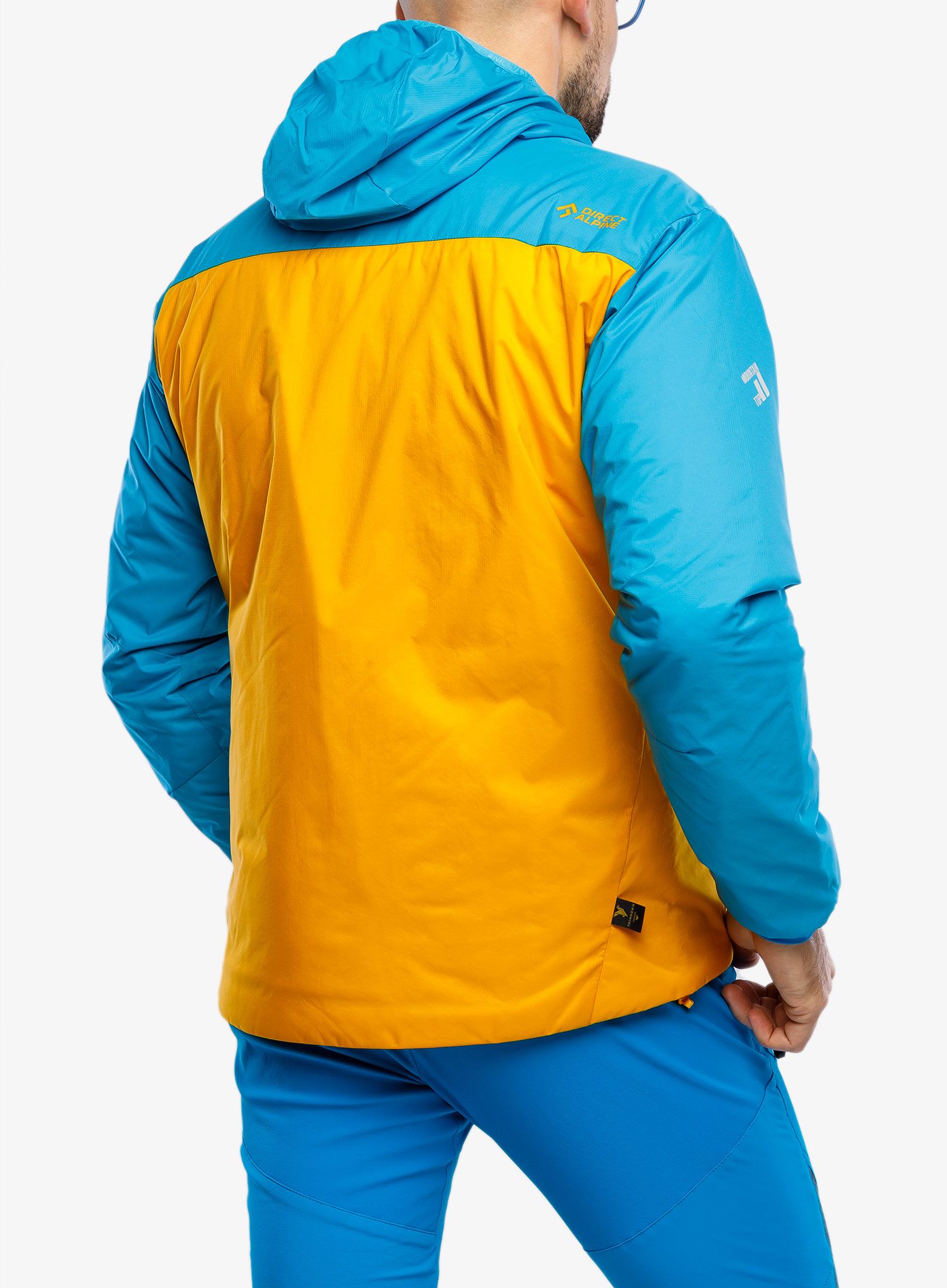Jakna s postavom Direct Alpine Uniq - mango/ocean