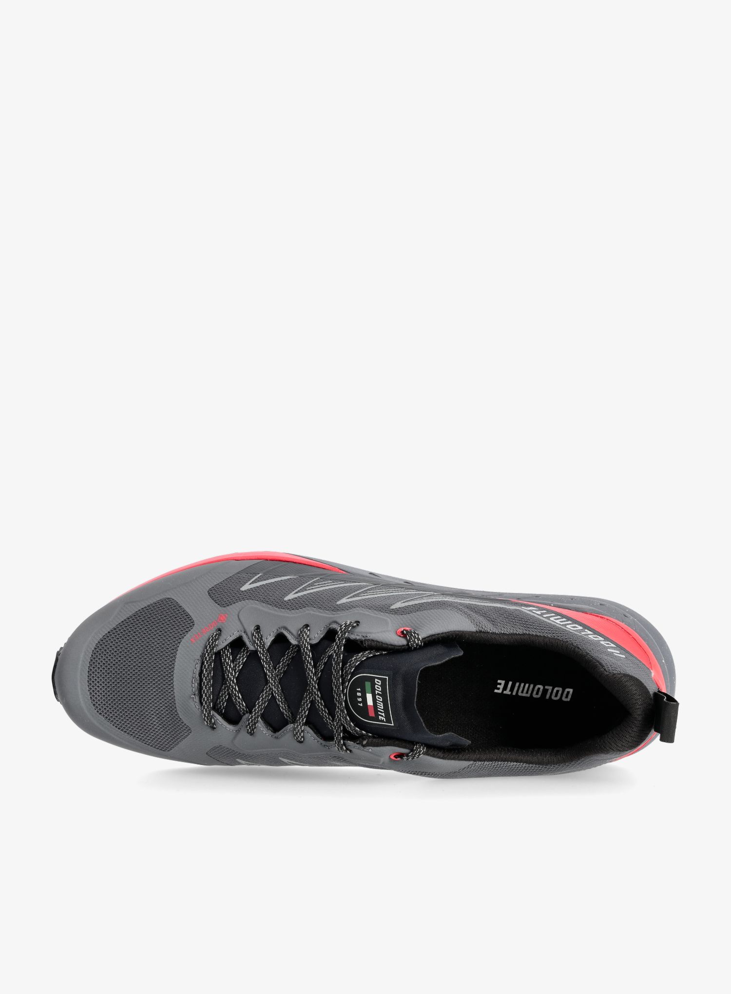 Niske trekking cipele Dolomite Croda Nera Tech GTX - anthracite grey/fiery red