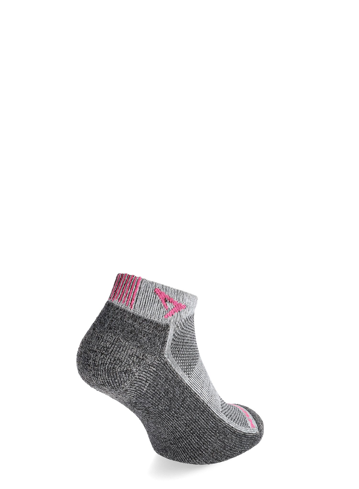Čarape za trčanje Drymax Extra Protection Running Mini Crew - graphite/pink