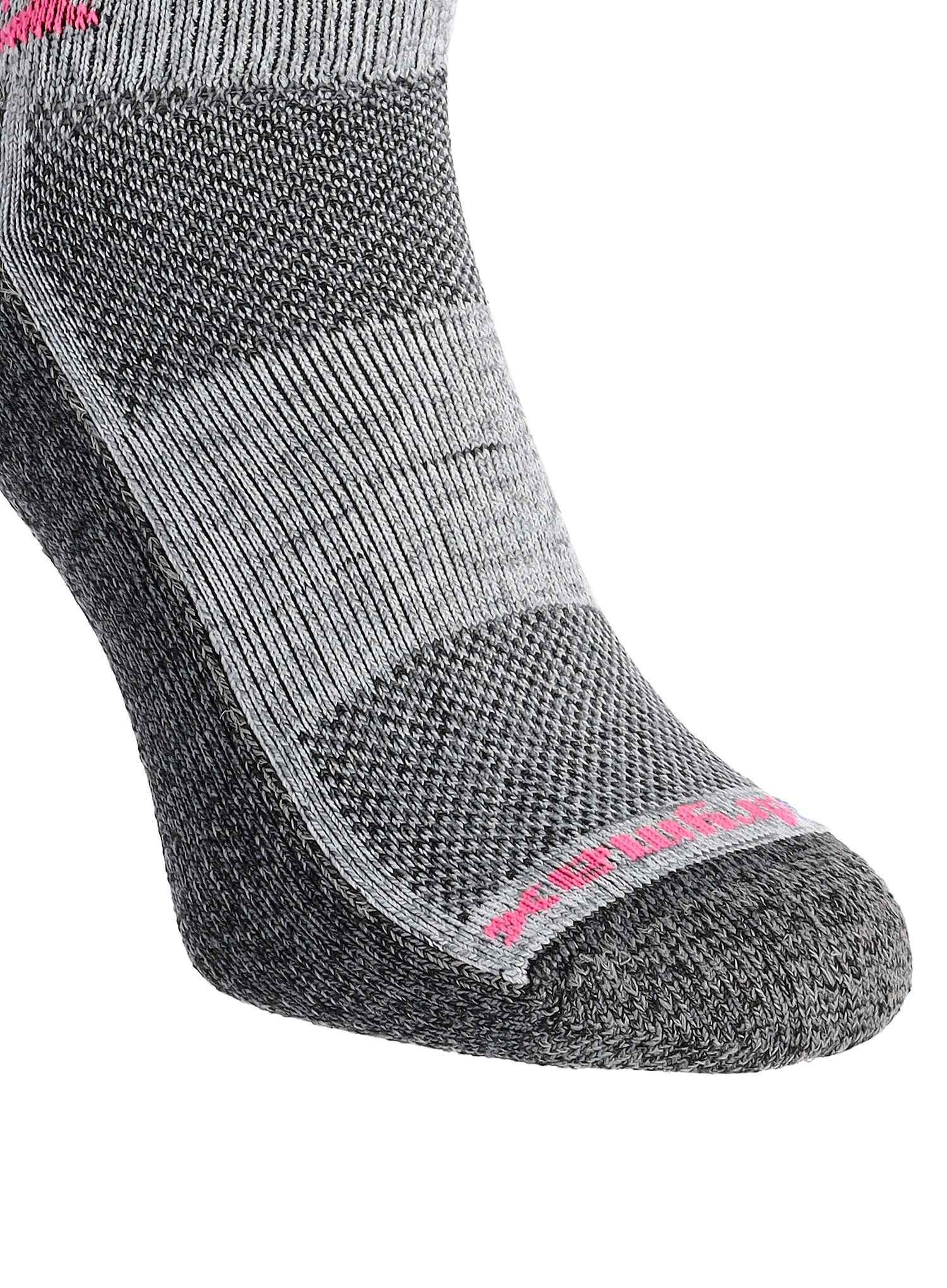 Čarape za trčanje Drymax Extra Protection Running Mini Crew - graphite/pink