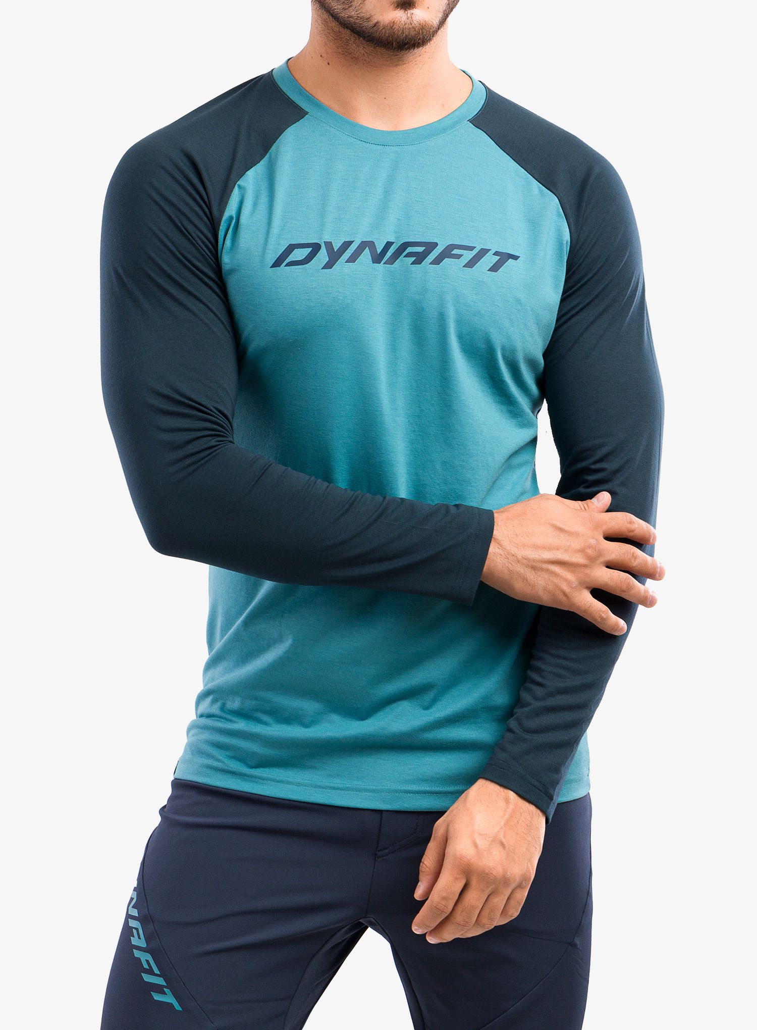 Dukserica Dynafit 24/7 L/S Tee - storm blue