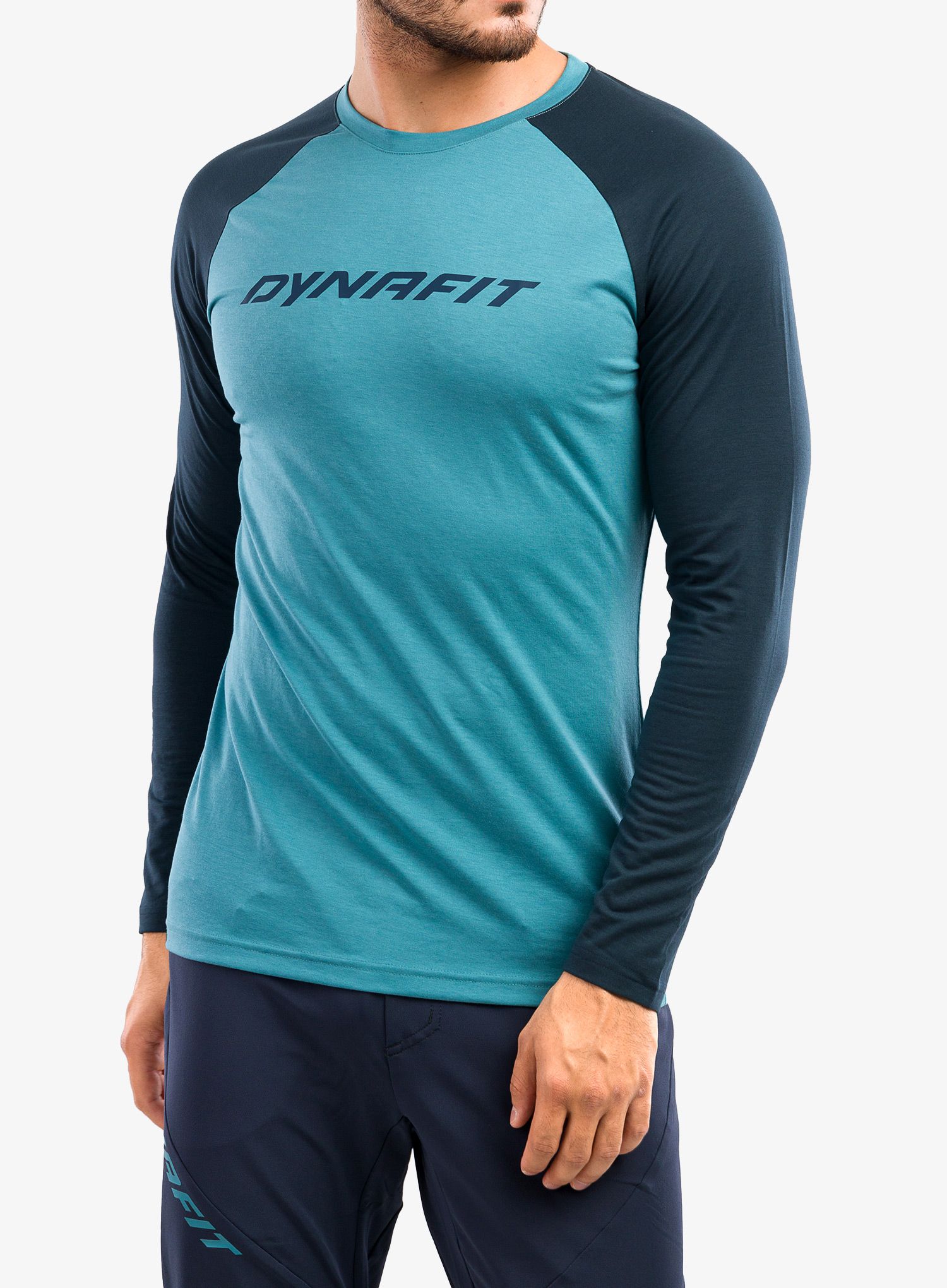 Dukserica Dynafit 24/7 L/S Tee - storm blue
