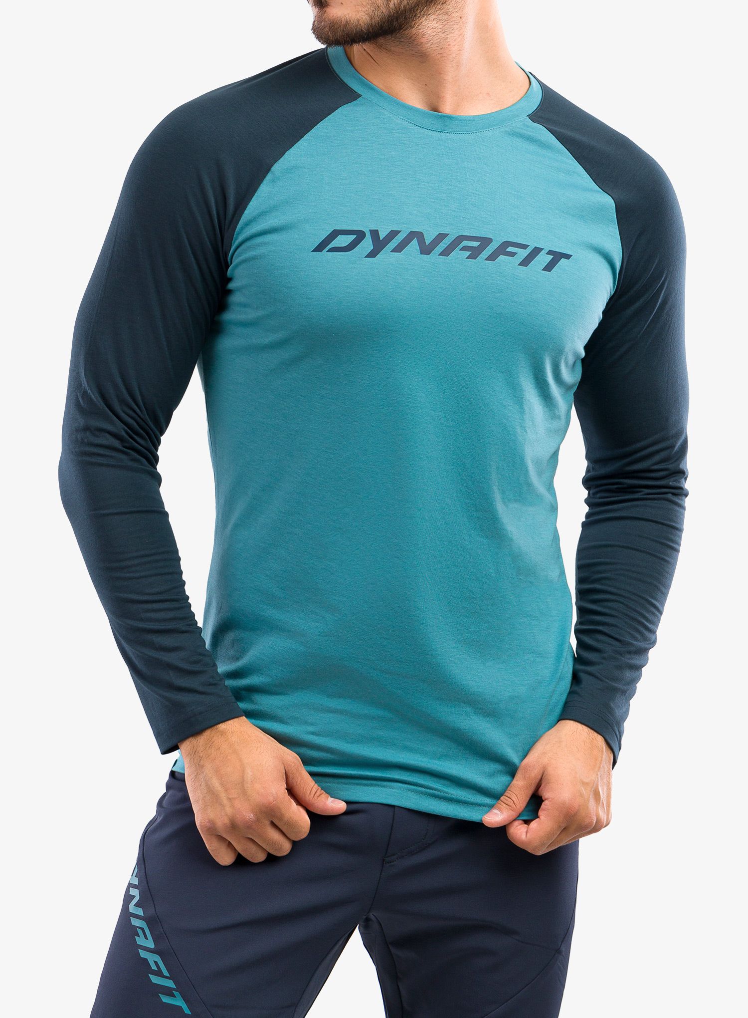 Dukserica Dynafit 24/7 L/S Tee - storm blue