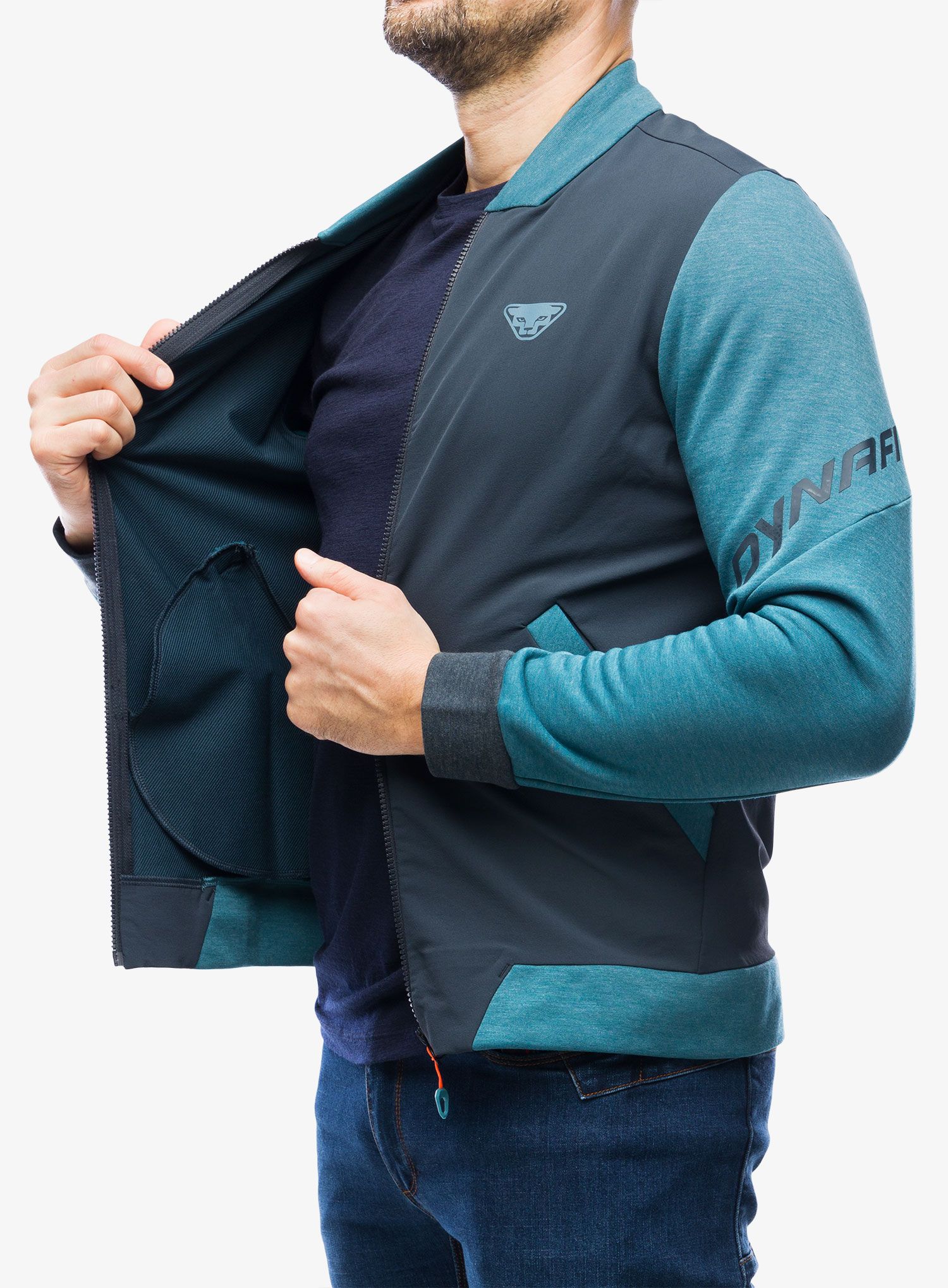 Jakna Dynafit 24/7 PTC Varsity Jacket - mallard blue