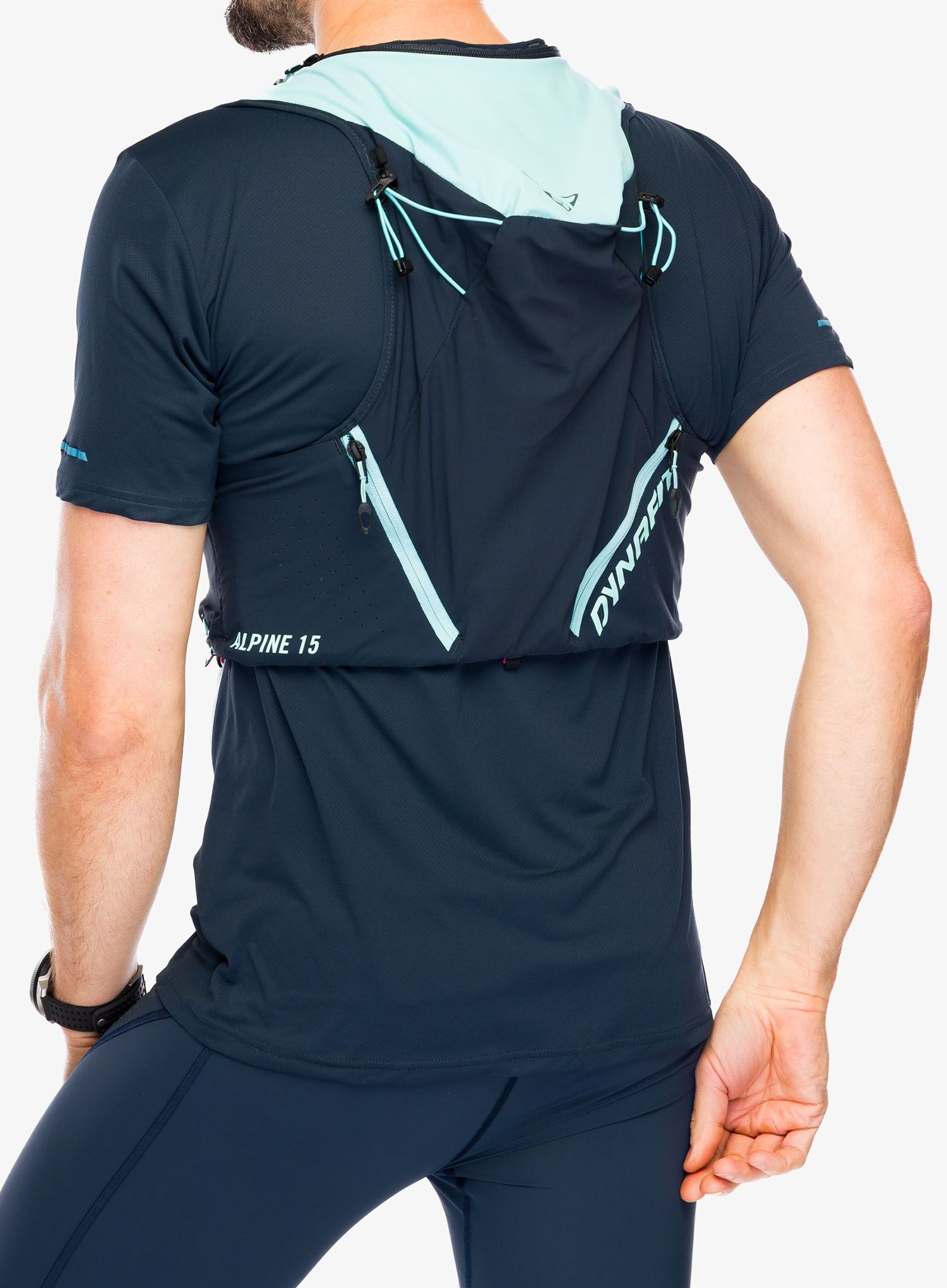 Prsluk za trčanje Dynafit Alpine 15 Vest - marine blue/blueberry