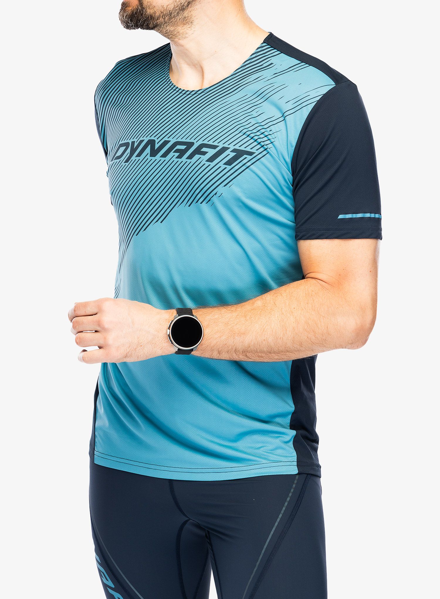 Brzosušeća majica Dynafit Alpine 2 S/S Tee  - storm blue