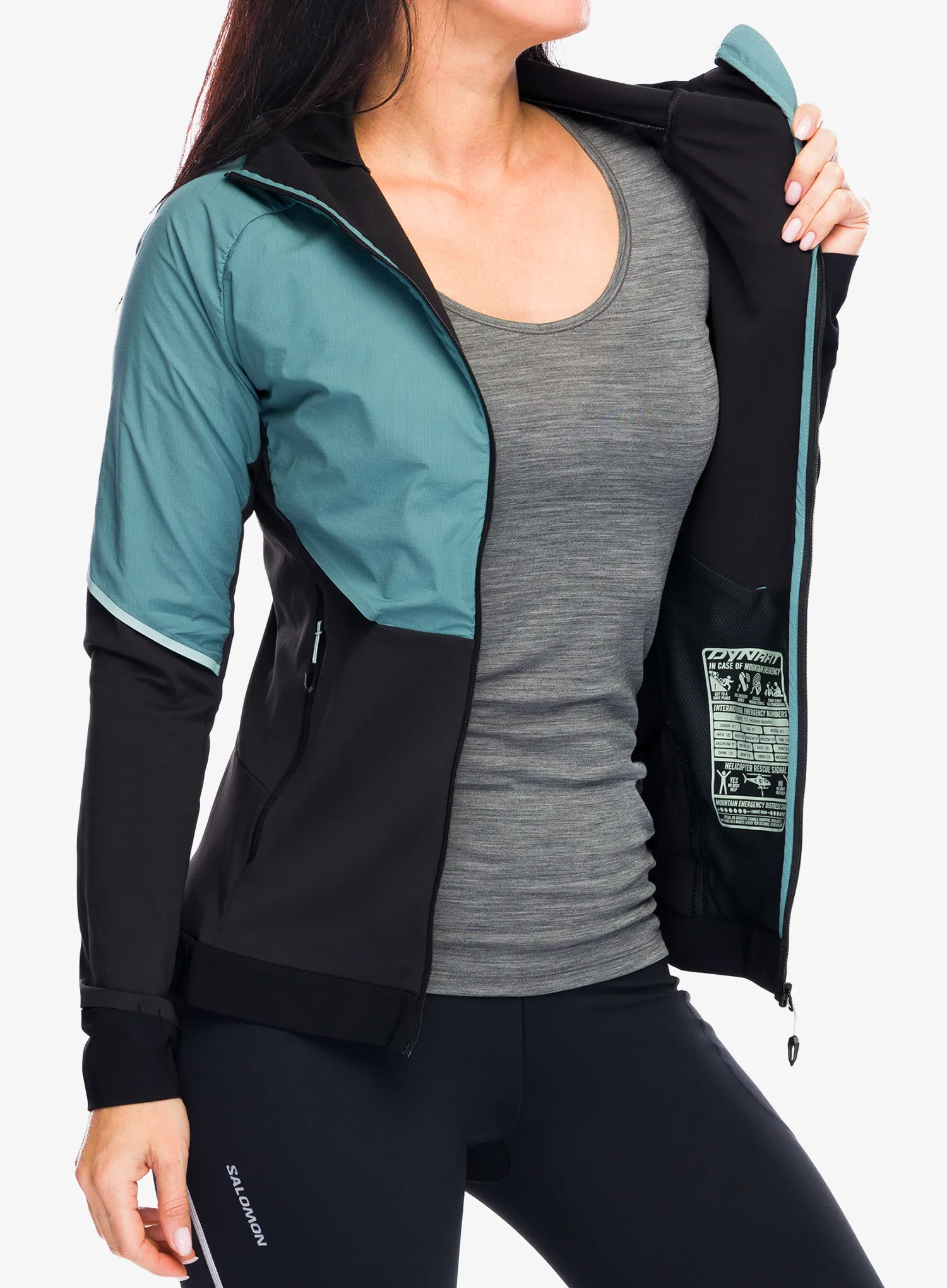 Ženska hibridna jakna Dynafit Alpine Hybrid Jacket - atlantic/atlantic