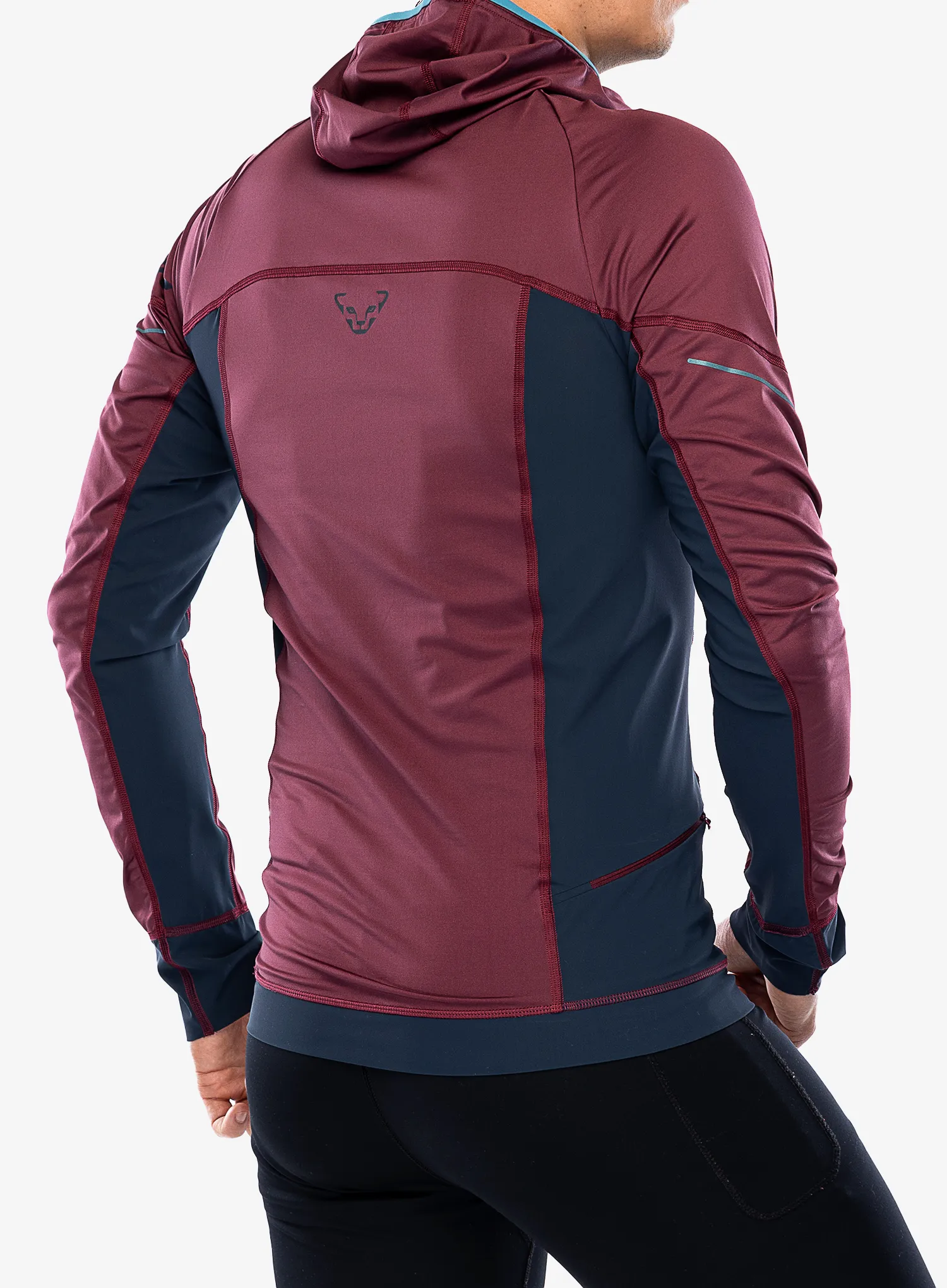 Dukserica za trčanje Dynafit Alpine L/S Tee - burgundy