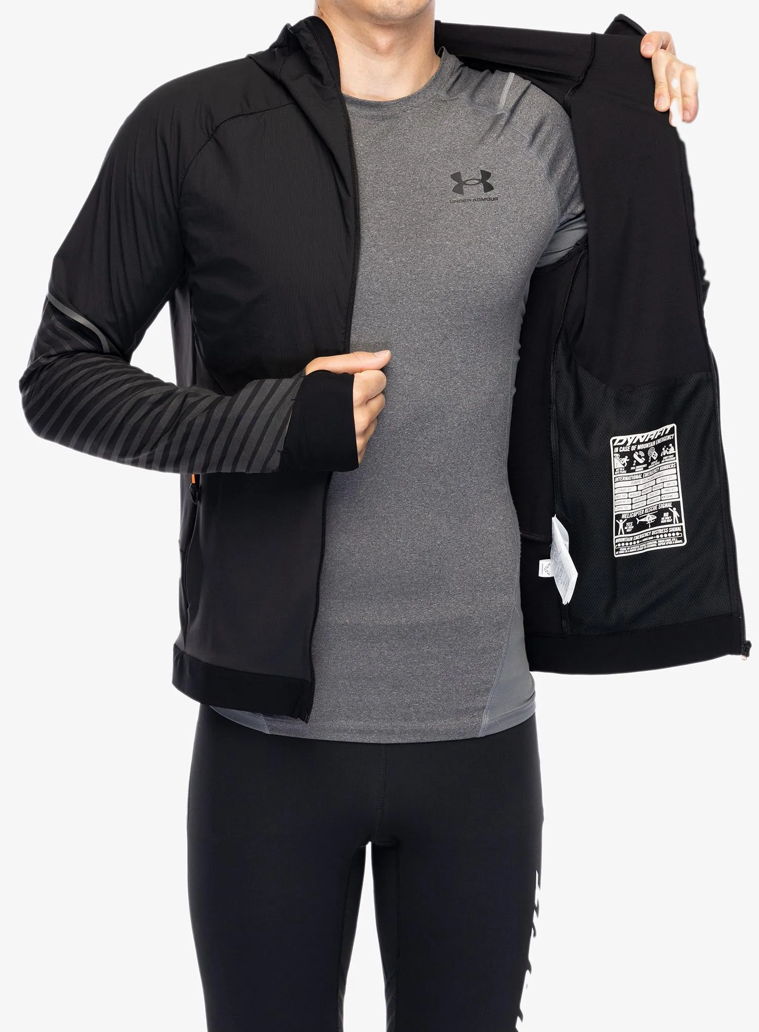 Jakna za trčanje Dynafit Alpine Reflective Jacket - black out/nimbus