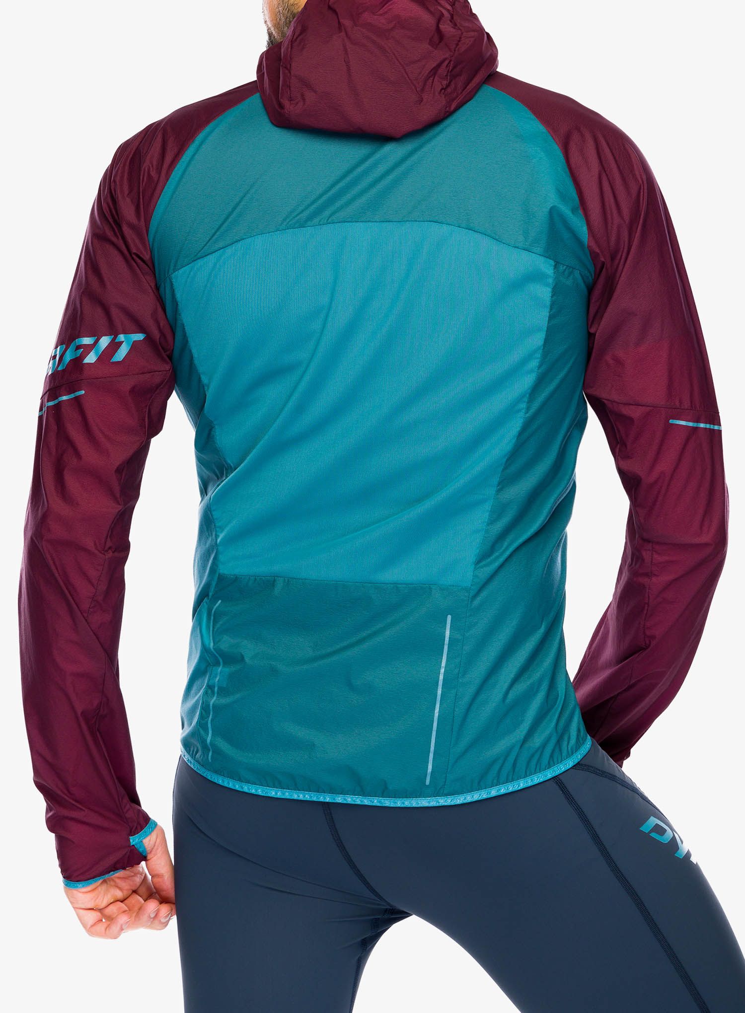 Jakna za trčanje Dynafit Alpine Wind 2 Jacket - burgundy