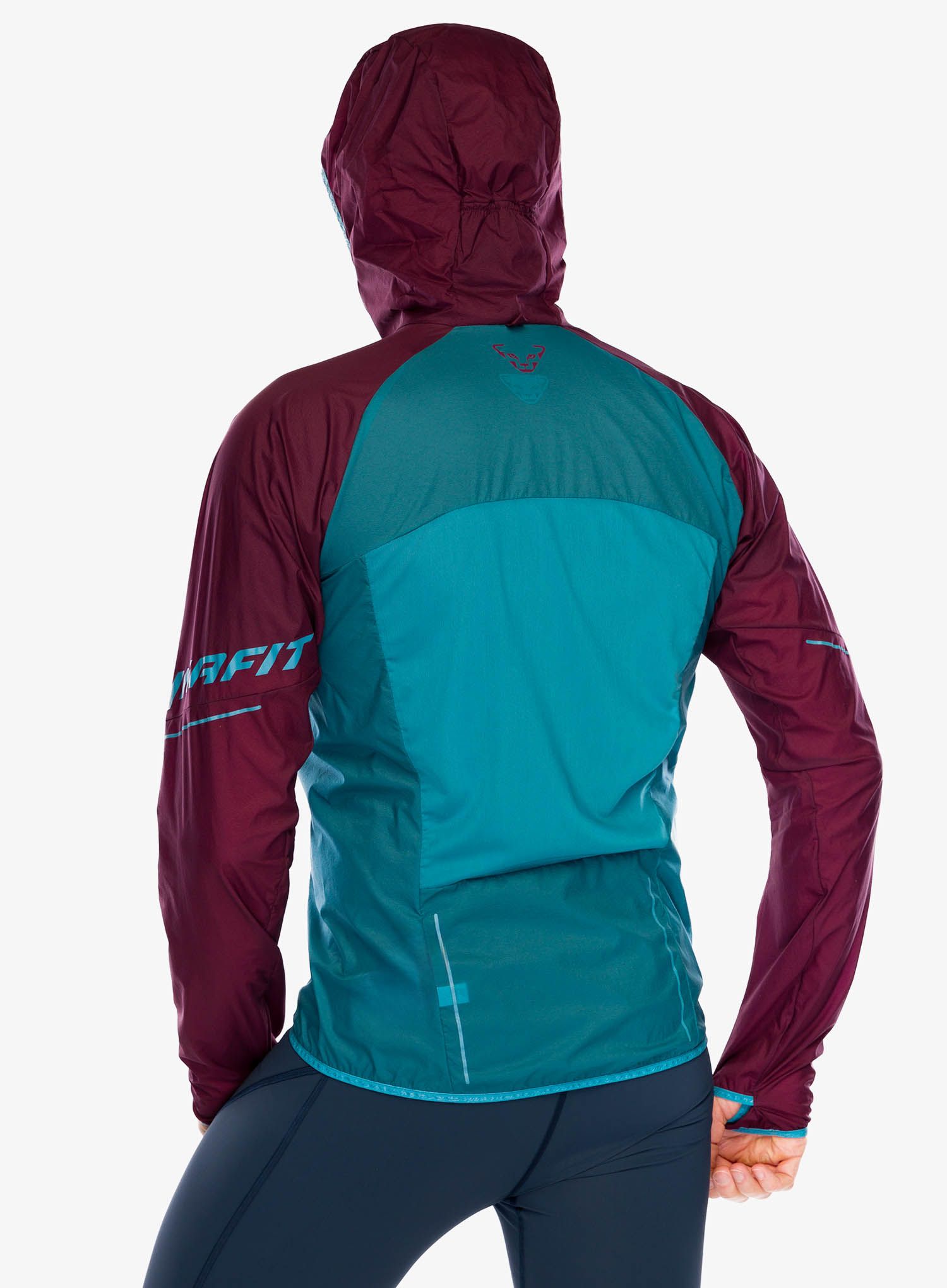 Jakna za trčanje Dynafit Alpine Wind 2 Jacket - burgundy