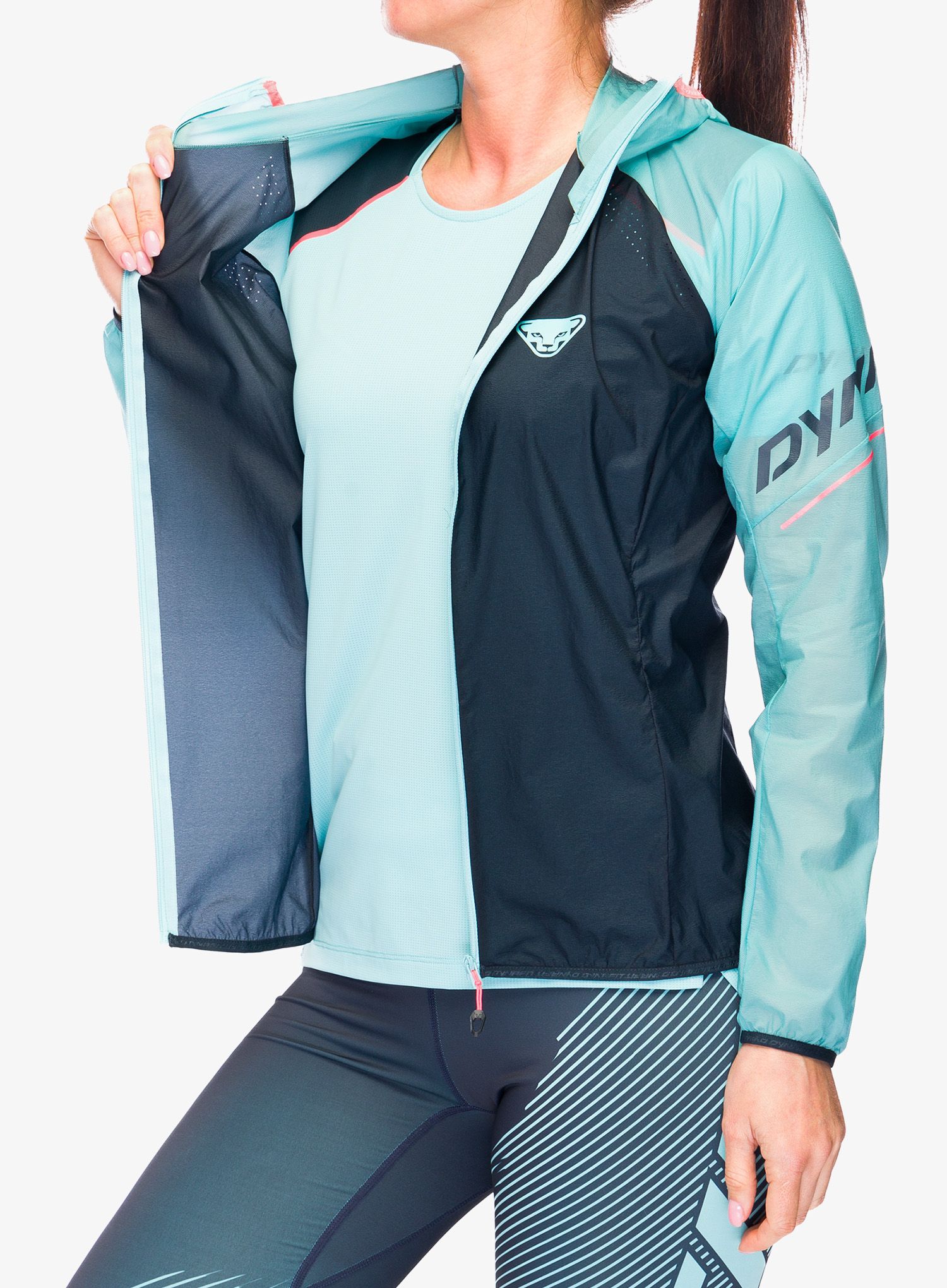 Ženska jakna za trčanje Dynafit Alpine Wind 2 Jacket - marine blue/blueberry