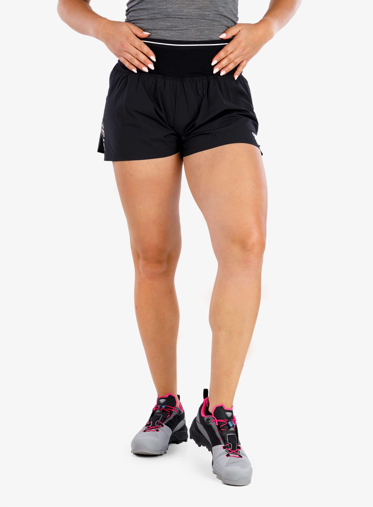 Ženske kratke hlače Dynafit DNA 2in1 Split Shorts - black out