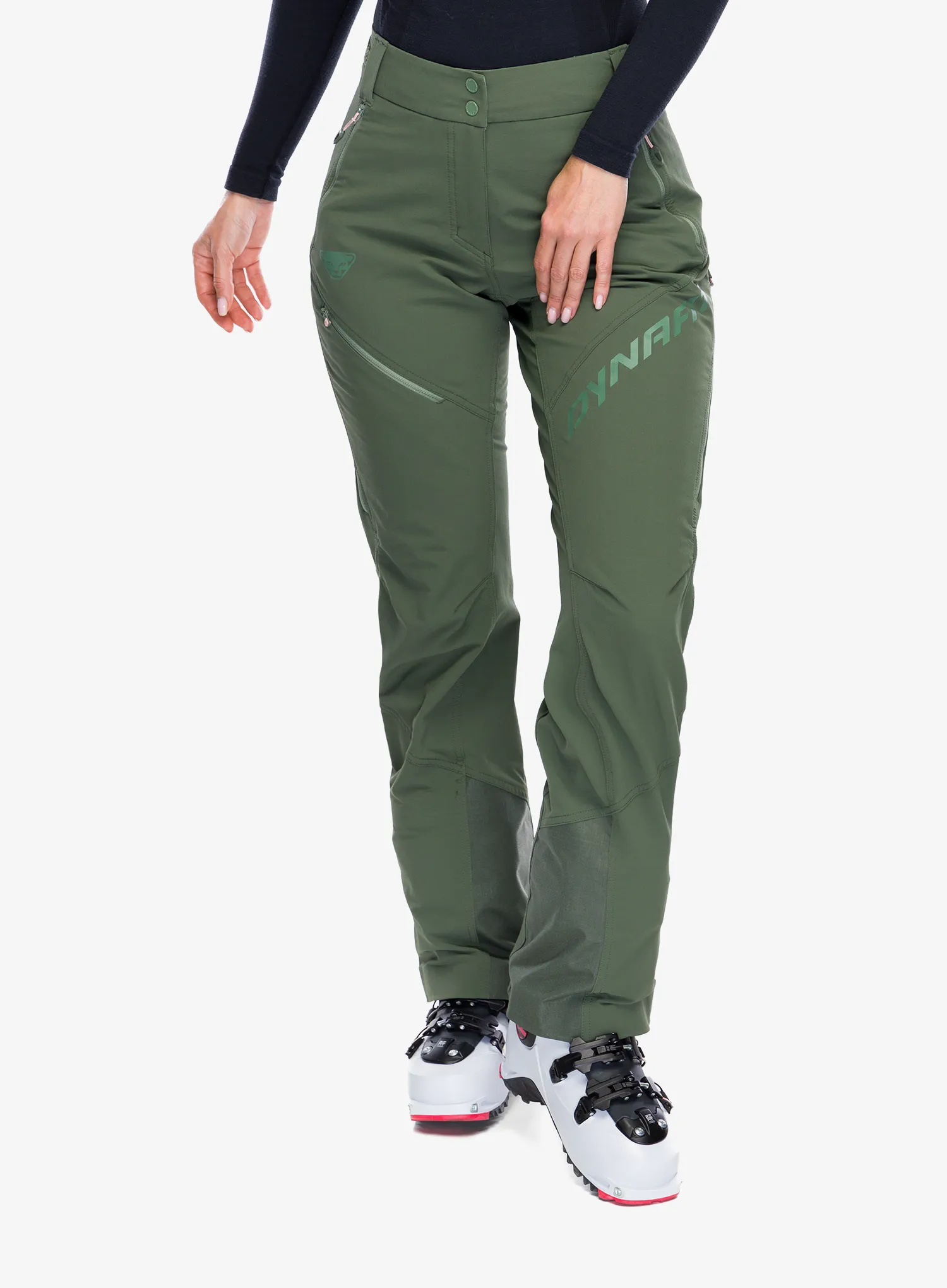 Ženske hlače za turno skijanje Dynafit Mercury 2 Dynastretch Pants - thyme