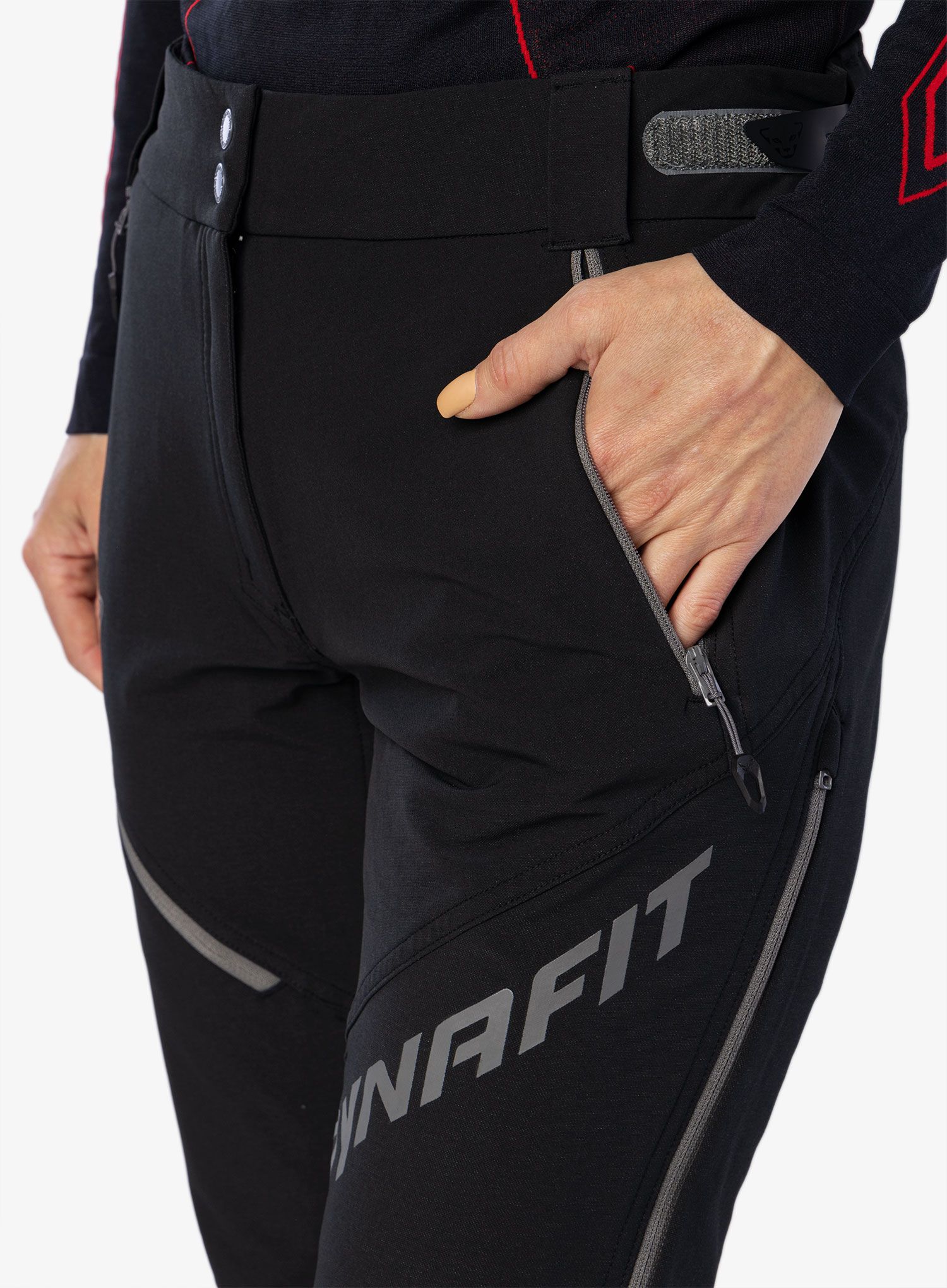 Ženske hlače za turno skijanje Dynafit Mercury 2 Dynastretch Pants - black out